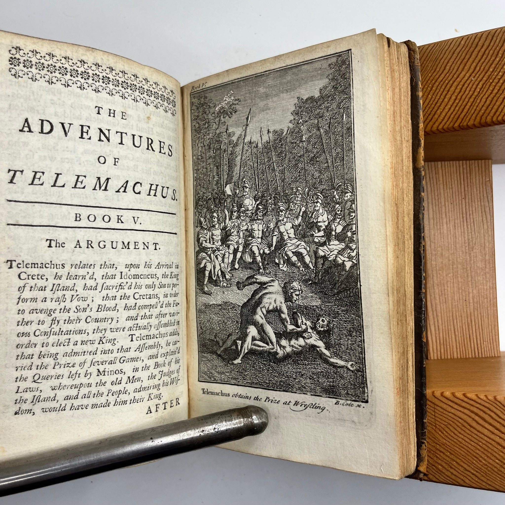 1721 The Adventures of Telemachus the son of Ulysses. In Twenty-four Books. With the Adventures of Aristonous.Done into English.by Mr. Littlebury and Mr. Boyer.