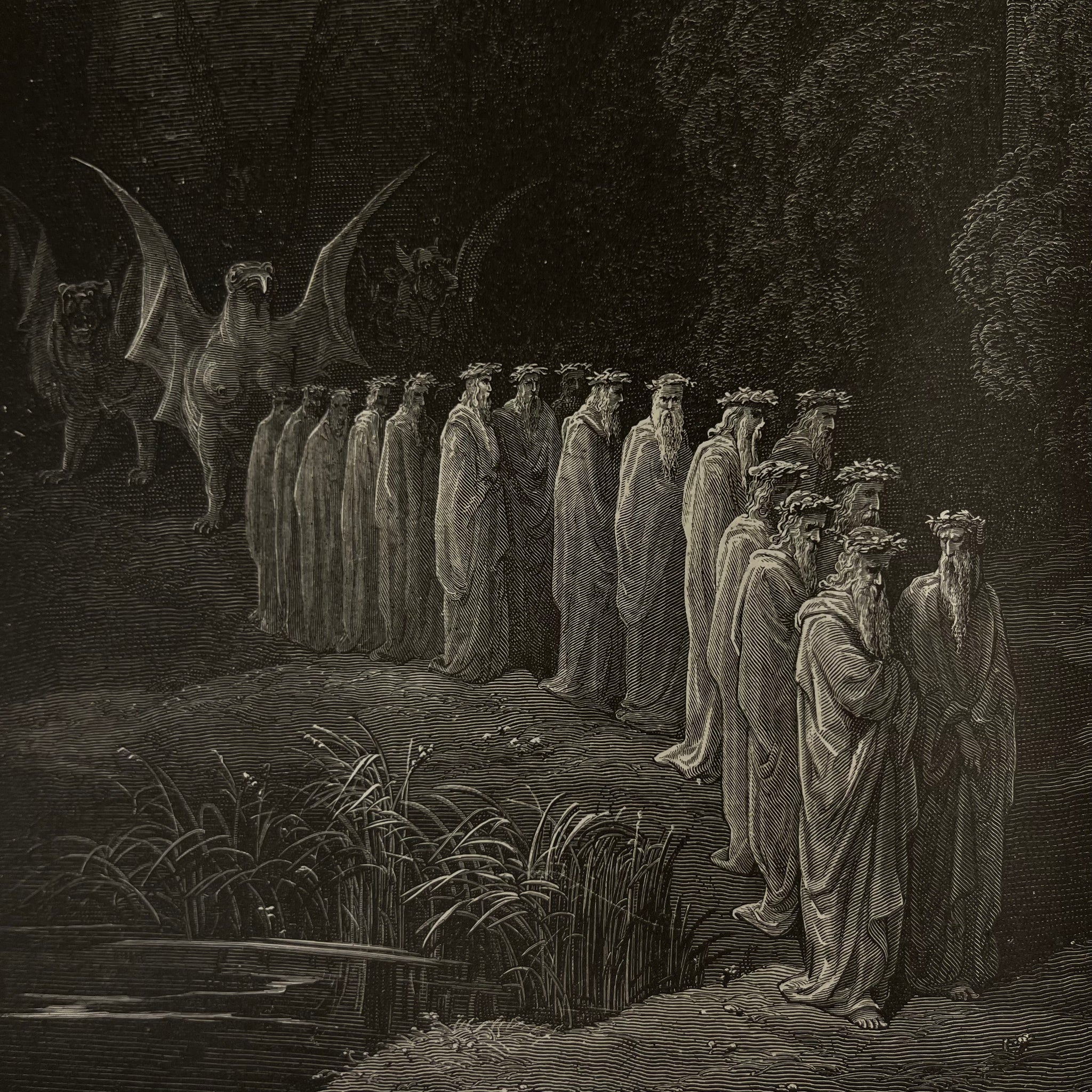 1880 Dante’s Paradise, Purgatory, and Inferno set Illustrated by Gustave Doré Cassell Publishing Co.