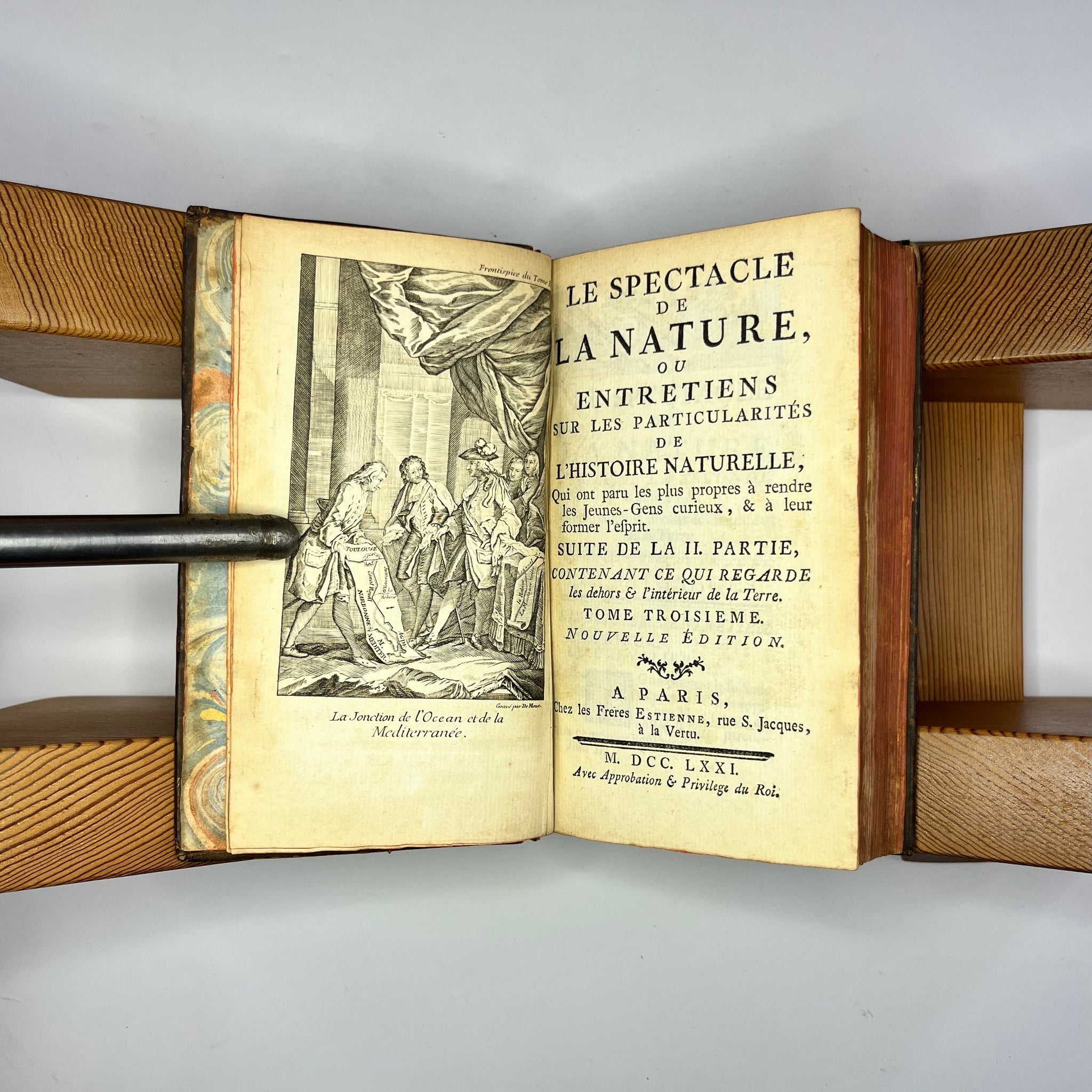 1771 Le Spectacle de la Nature by Noel-Antoine Pluch Tome 3