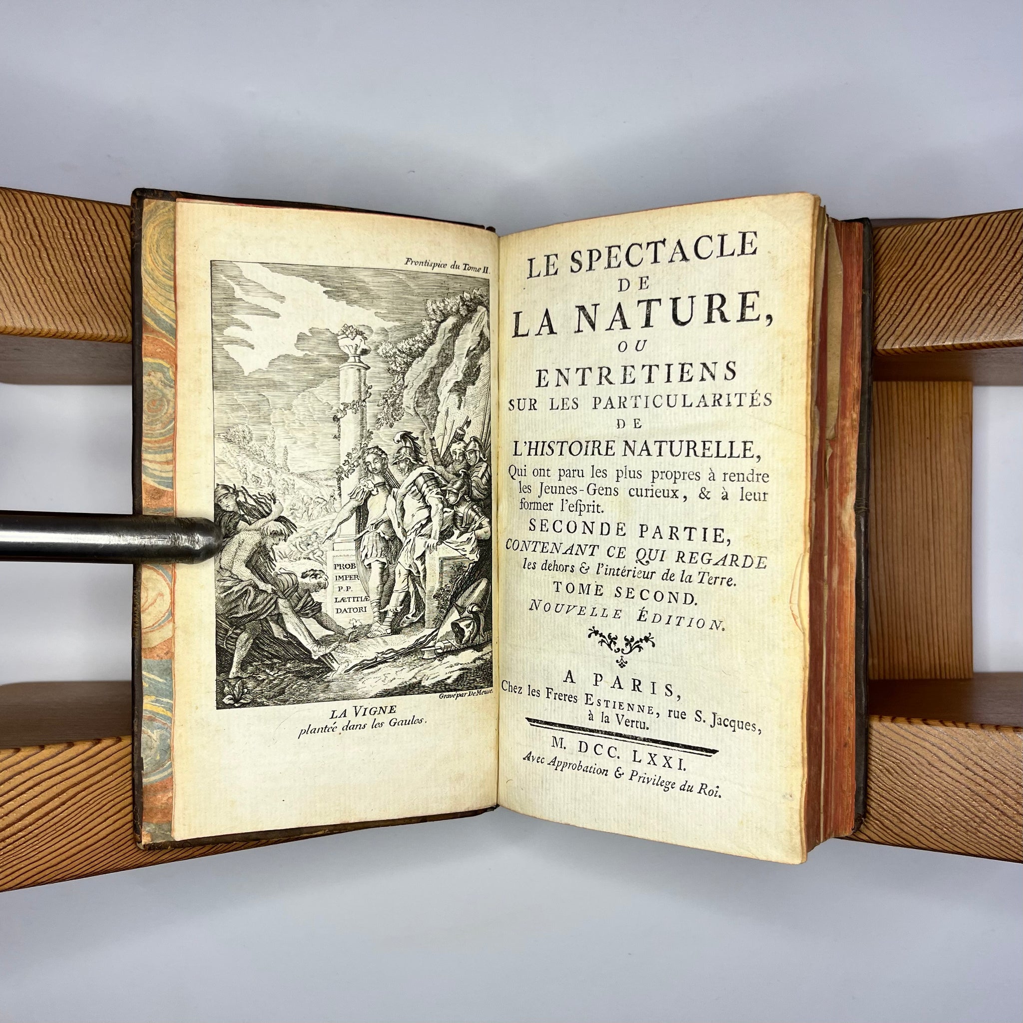 1771 Le Spectacle de la Nature by Noel-Antoine Pluch Tome 2