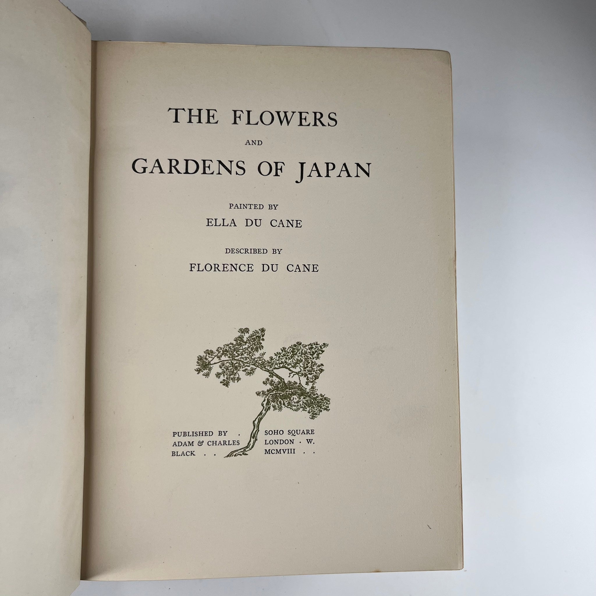 1908 The Flowers and Gardens of Japan Painted by Ella Du Cane Described by Florence Du Cane