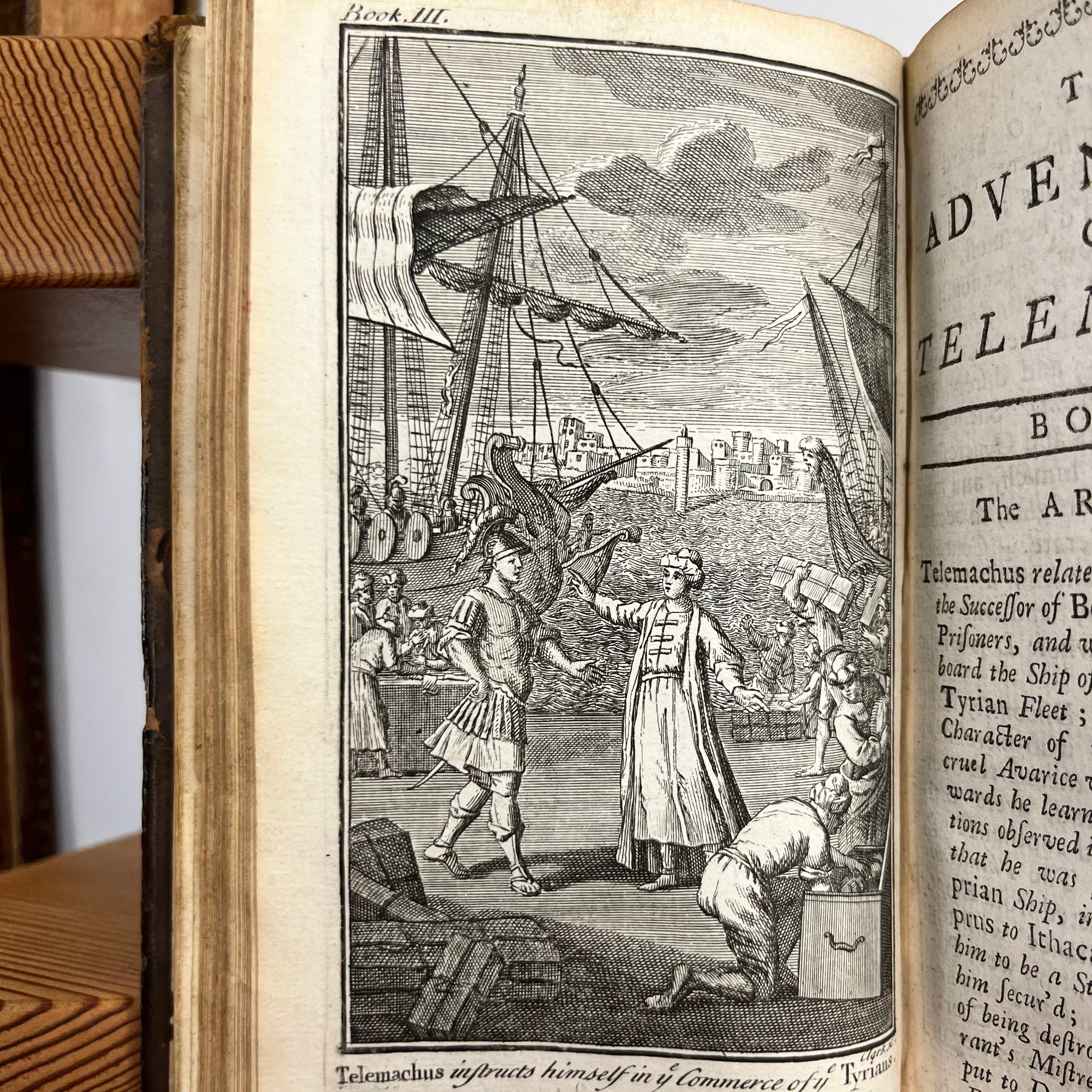 1721 The Adventures of Telemachus the son of Ulysses. In Twenty-four Books. With the Adventures of Aristonous.Done into English.by Mr. Littlebury and Mr. Boyer.