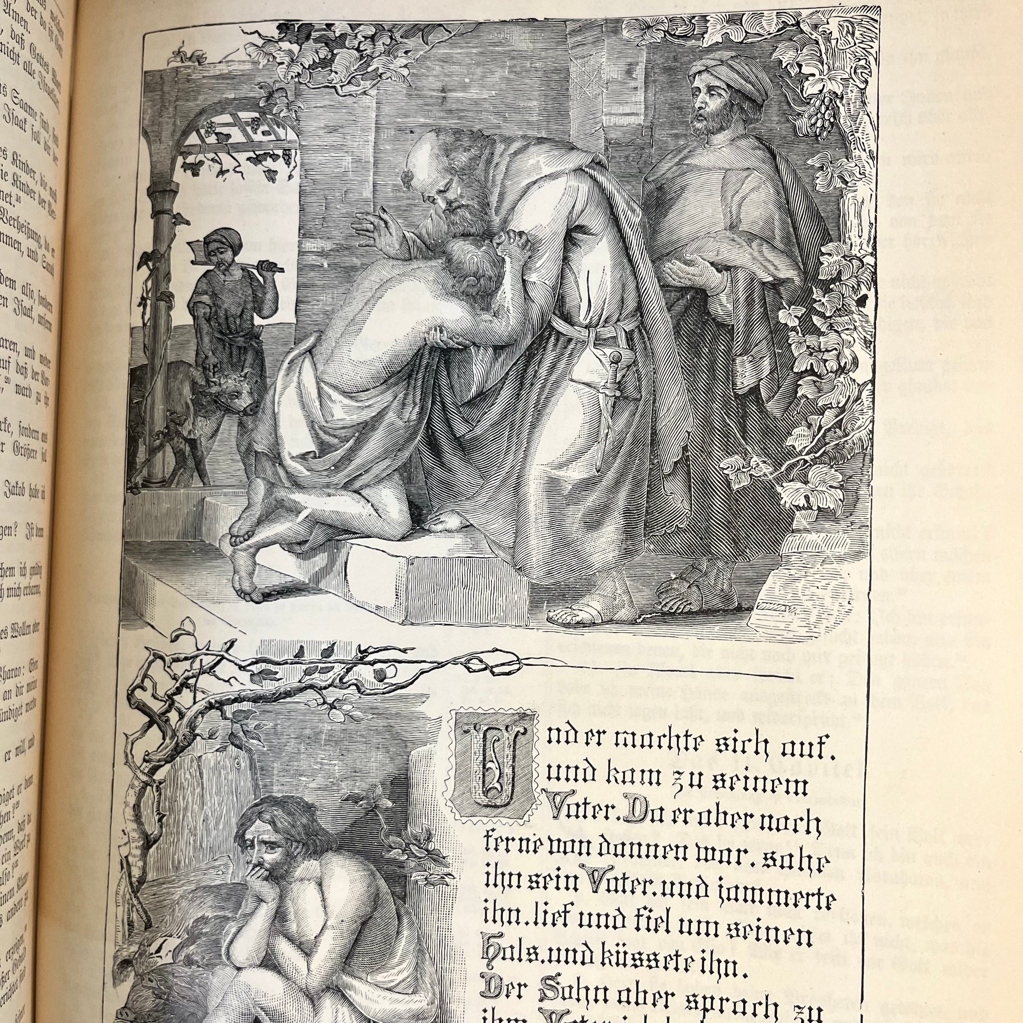 1800s Illustrated German Bible