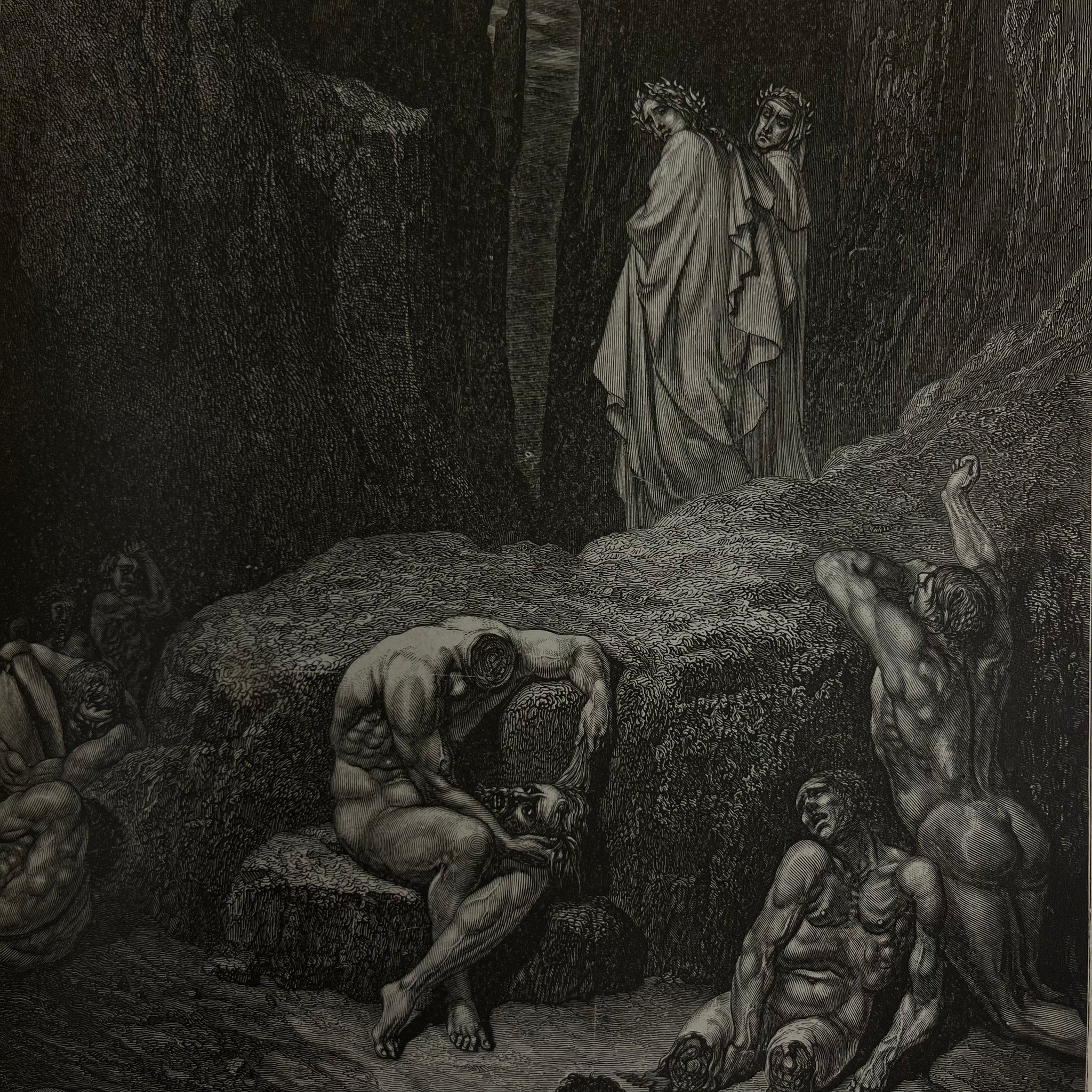 1880 Dante’s Paradise, Purgatory, and Inferno set Illustrated by Gustave Doré Cassell Publishing Co.