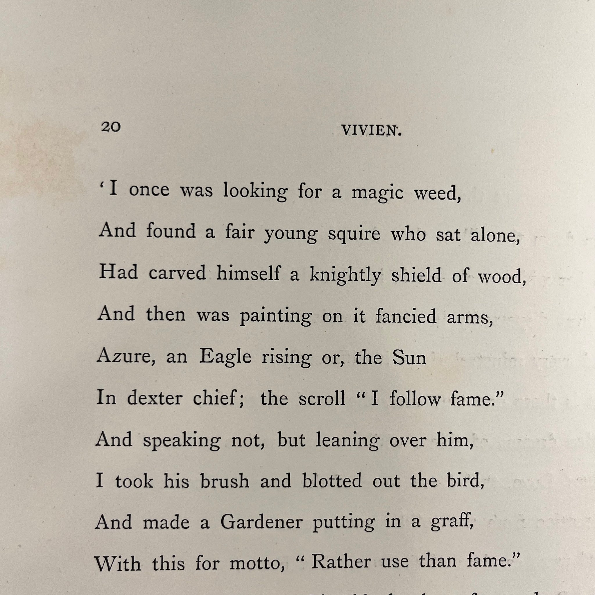 1867 Viven by Alfred Tennyson Illustrated by Gustave Doré First Edition