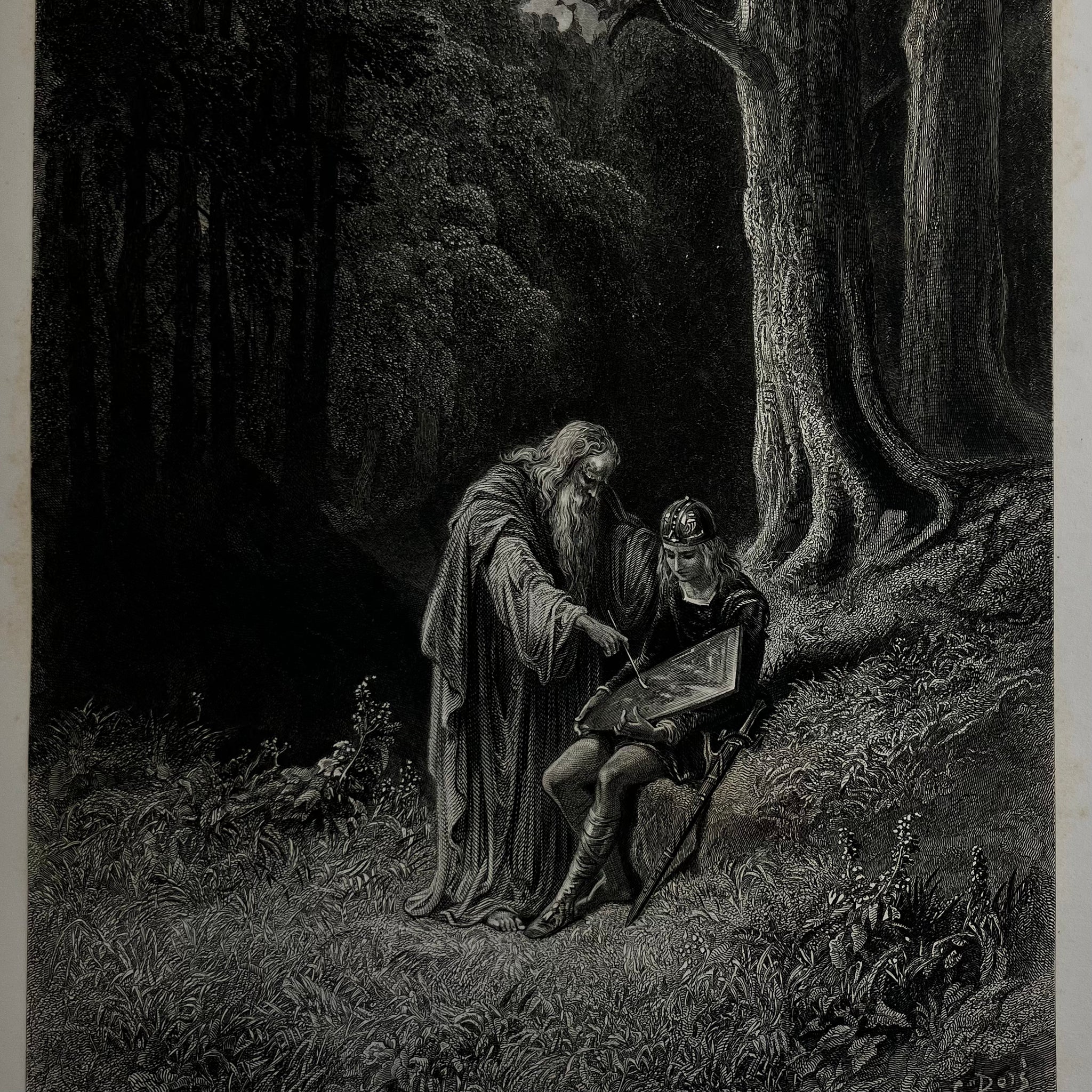 1867 Viven by Alfred Tennyson Illustrated by Gustave Doré First Edition