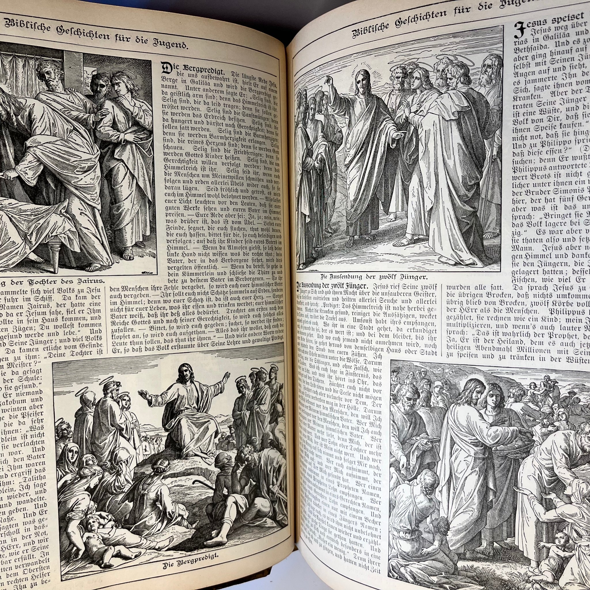 1800s Illustrated German Bible