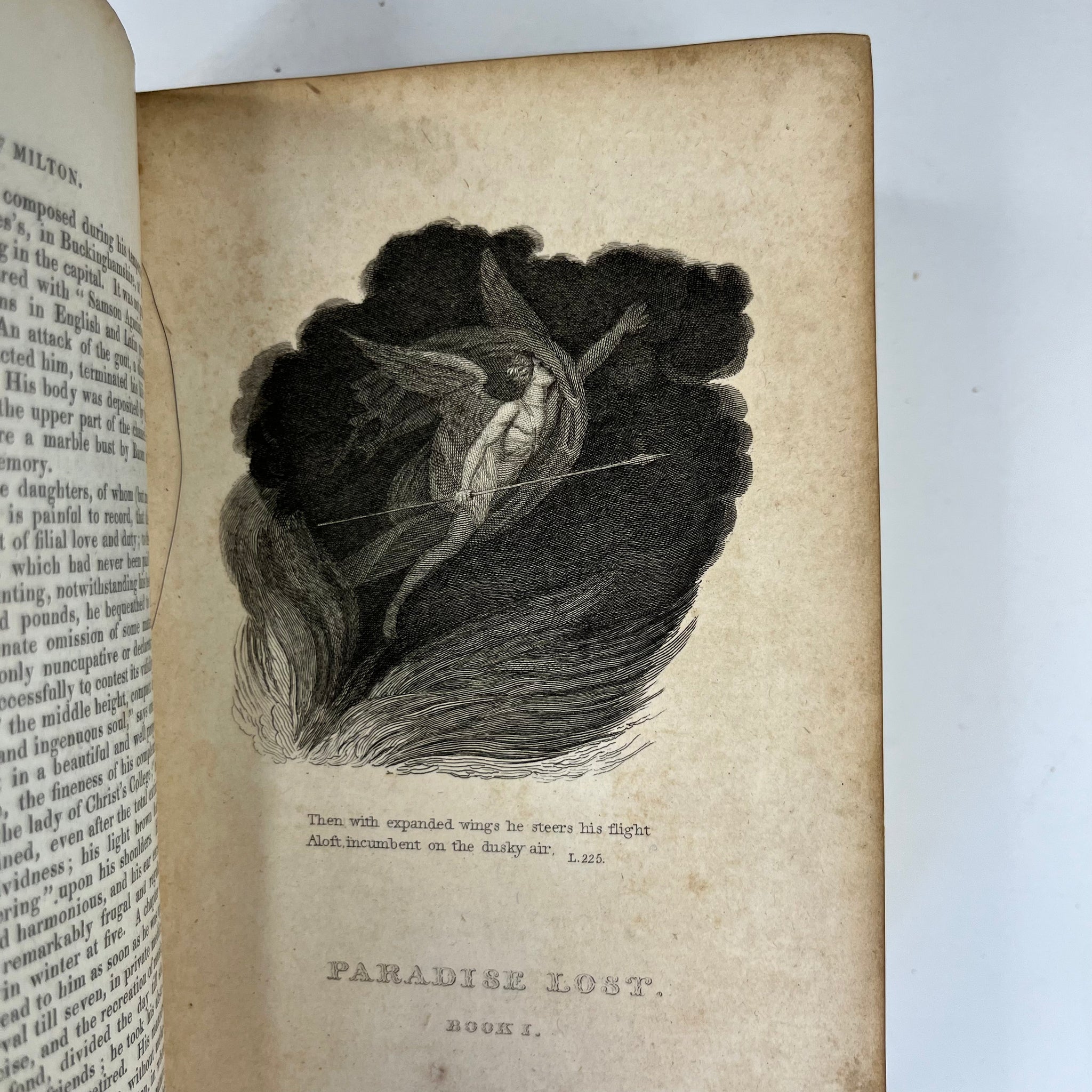 1812 Paradise Lost and Paradise Regained by John Milton Printed for John Sharpe Piccadilly printed by Whittingham Chiswick and Chiswick Press with illustrations