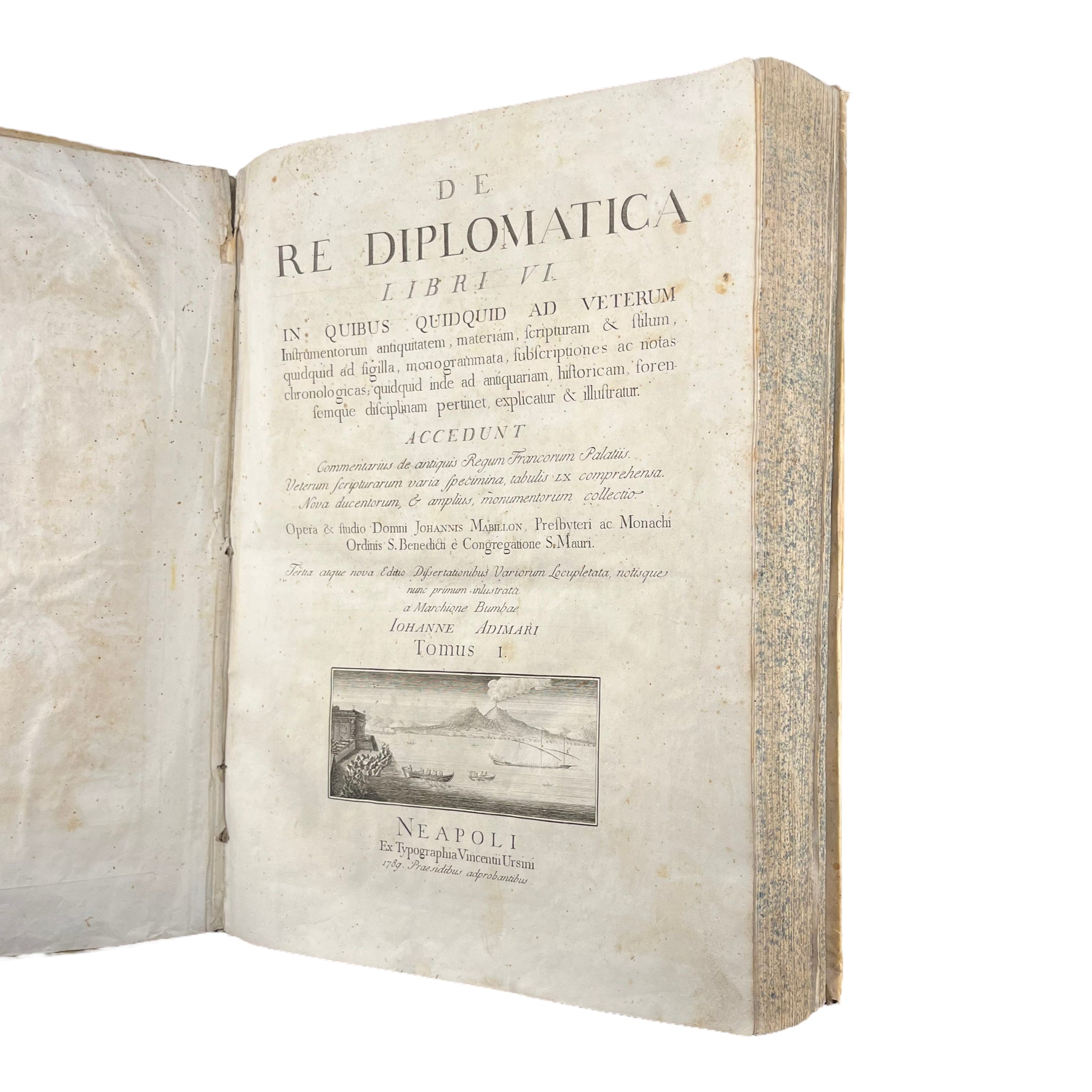 1789 De Re Diplomatica by Jean Mabillon