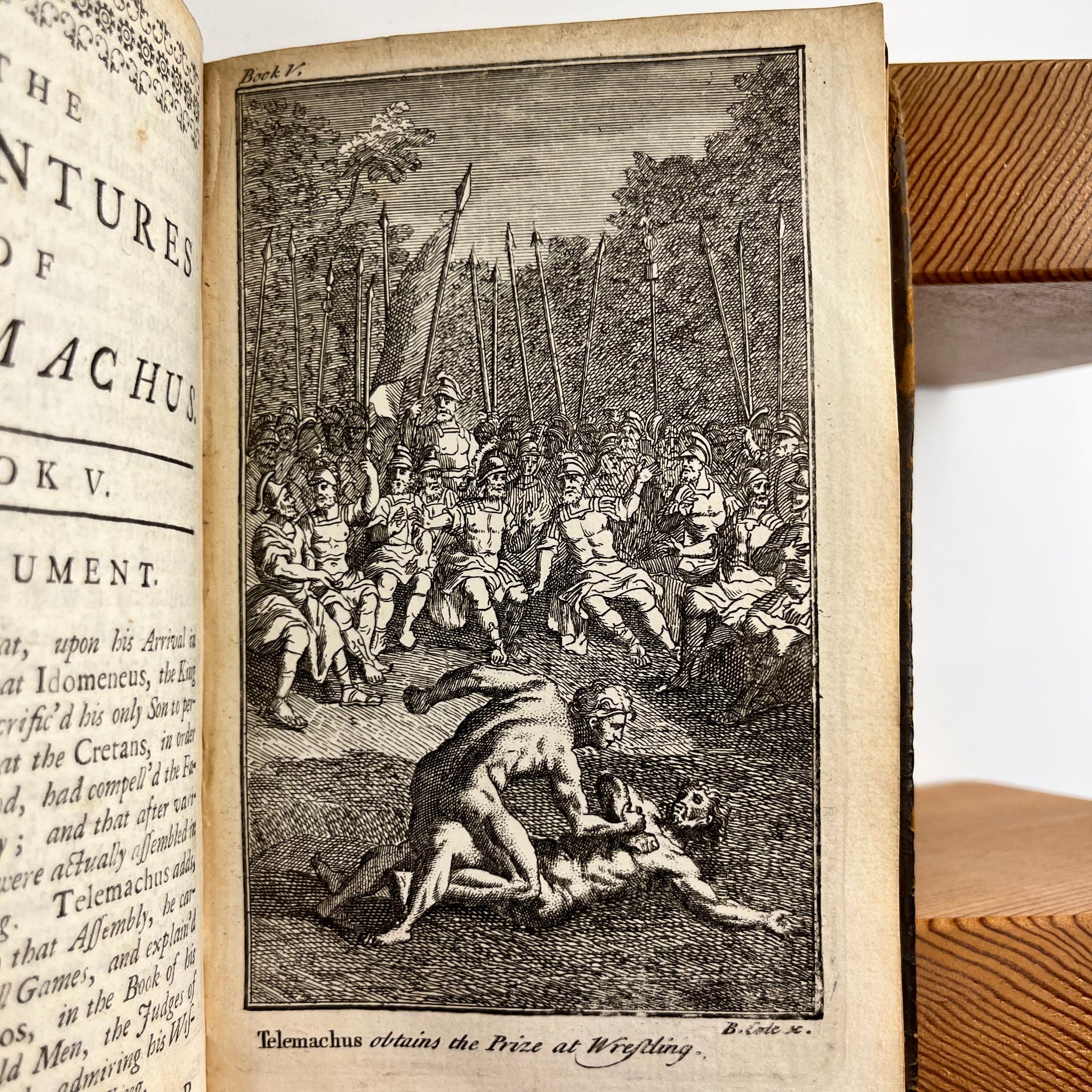 1721 The Adventures of Telemachus the son of Ulysses. In Twenty-four Books. With the Adventures of Aristonous.Done into English.by Mr. Littlebury and Mr. Boyer.