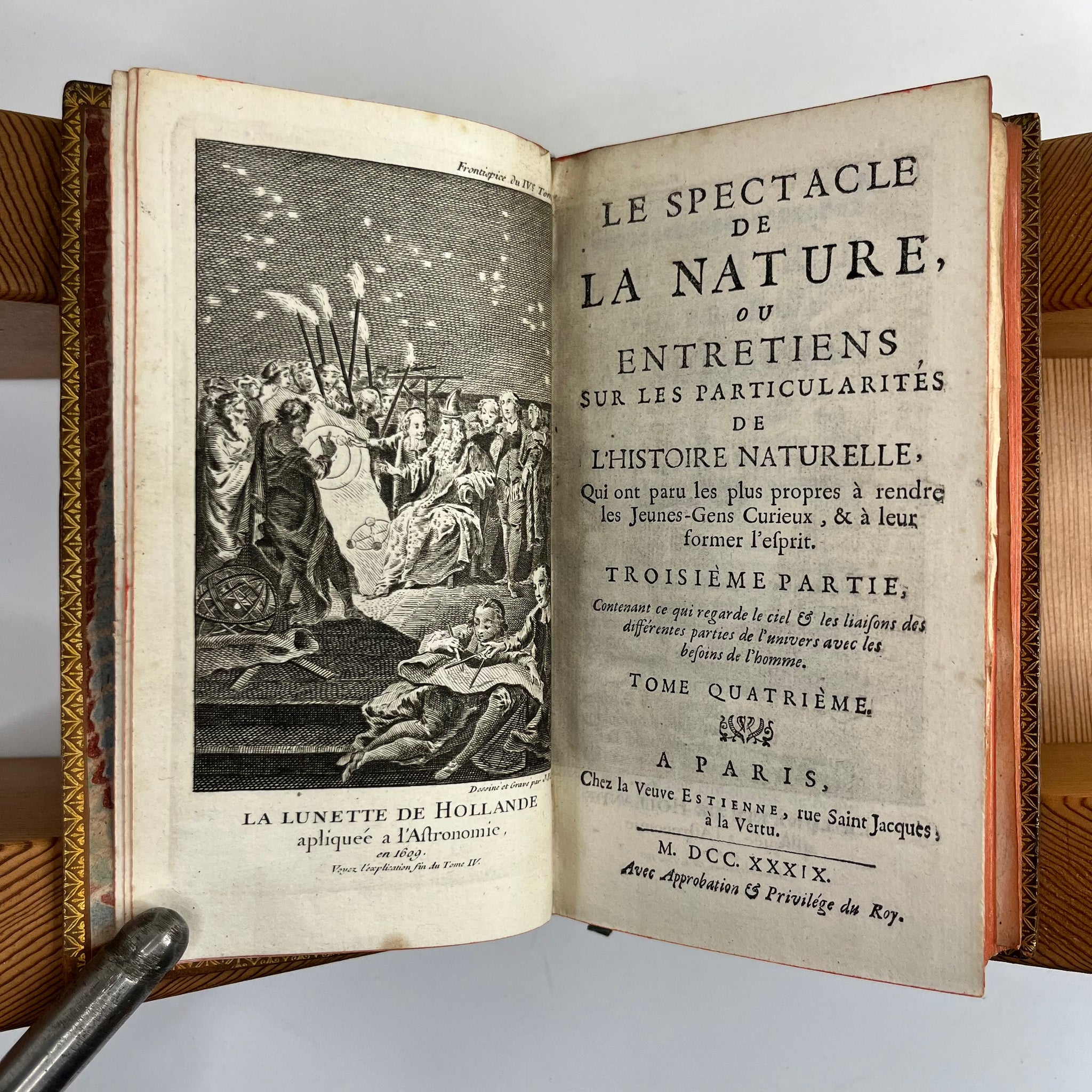 1739 Le Spectacle de la Nature by Noel-Antoine Pluch