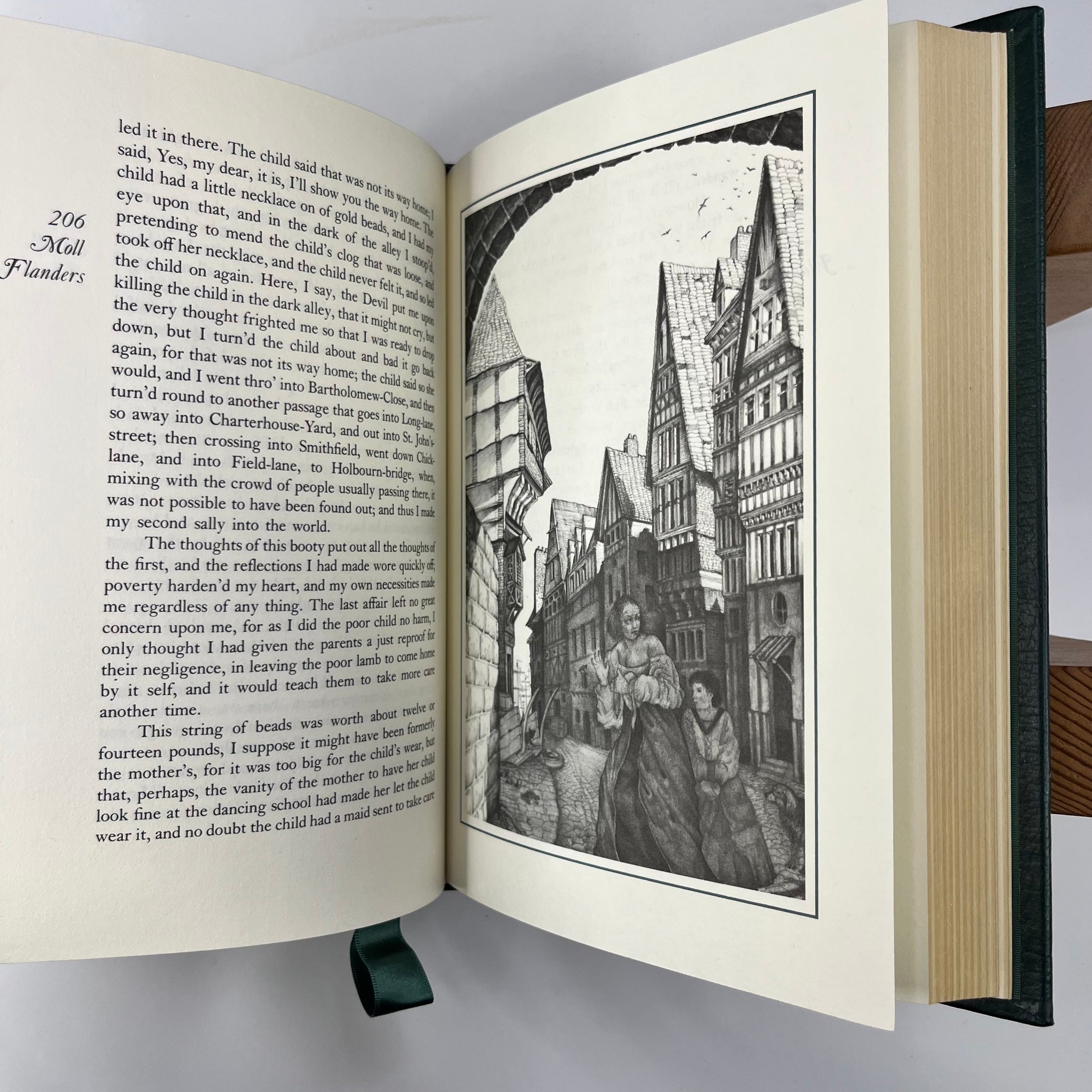 1978 The Fortunes and misfortunes of the famous Moll Flanders by Daniel De Foe illustrated by David Palladini 22kt Limited Edition Franklin Library printing