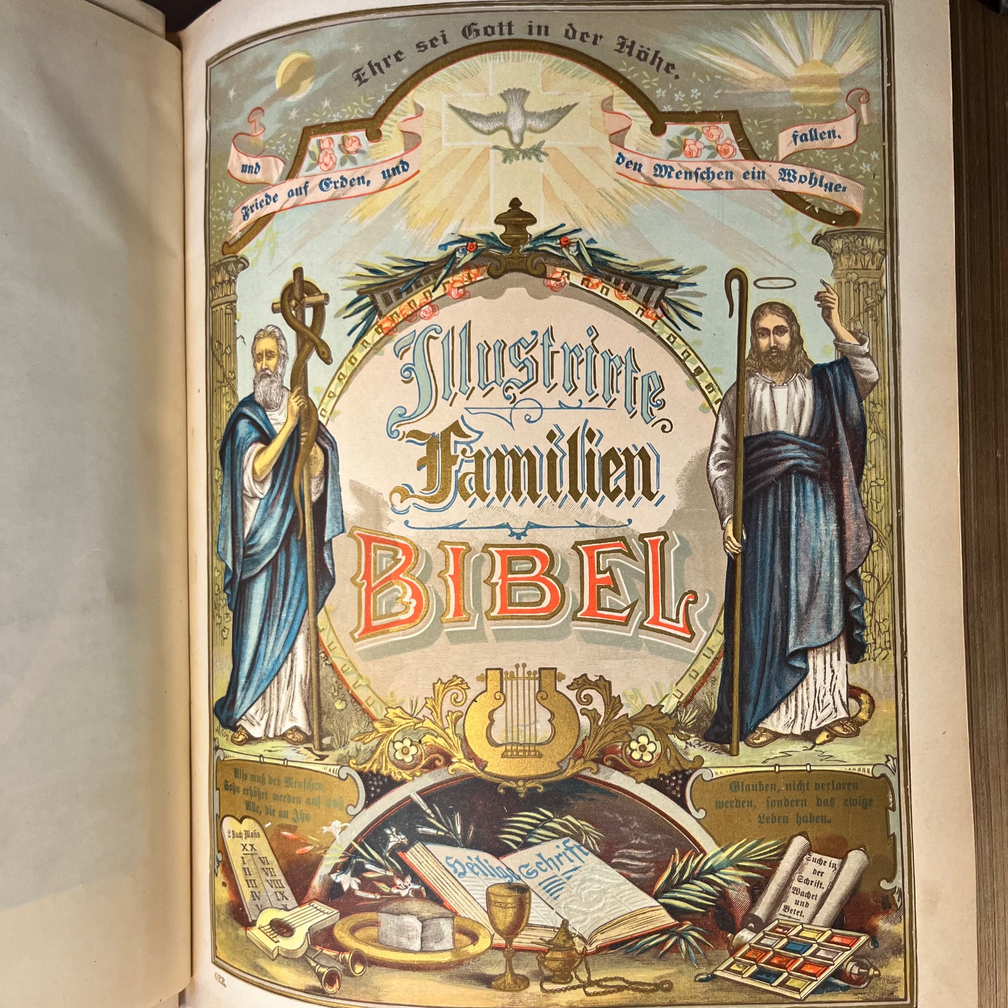 1800s Illustrated German Bible