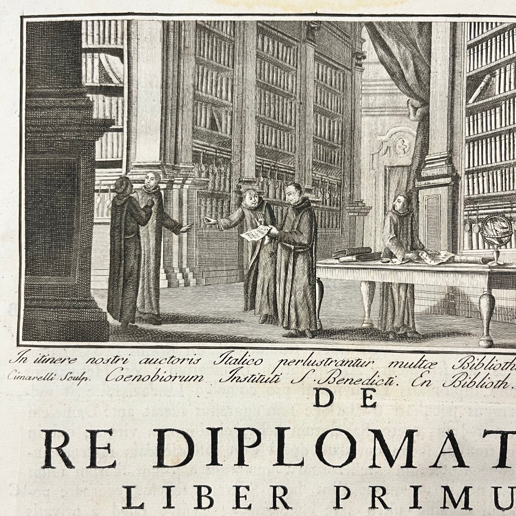 1789 De Re Diplomatica by Jean Mabillon