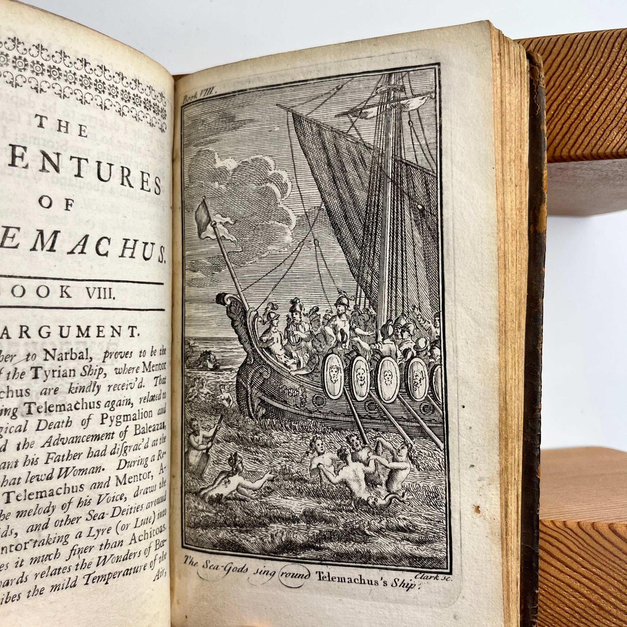 1721 The Adventures of Telemachus the son of Ulysses. In Twenty-four Books. With the Adventures of Aristonous.Done into English.by Mr. Littlebury and Mr. Boyer.