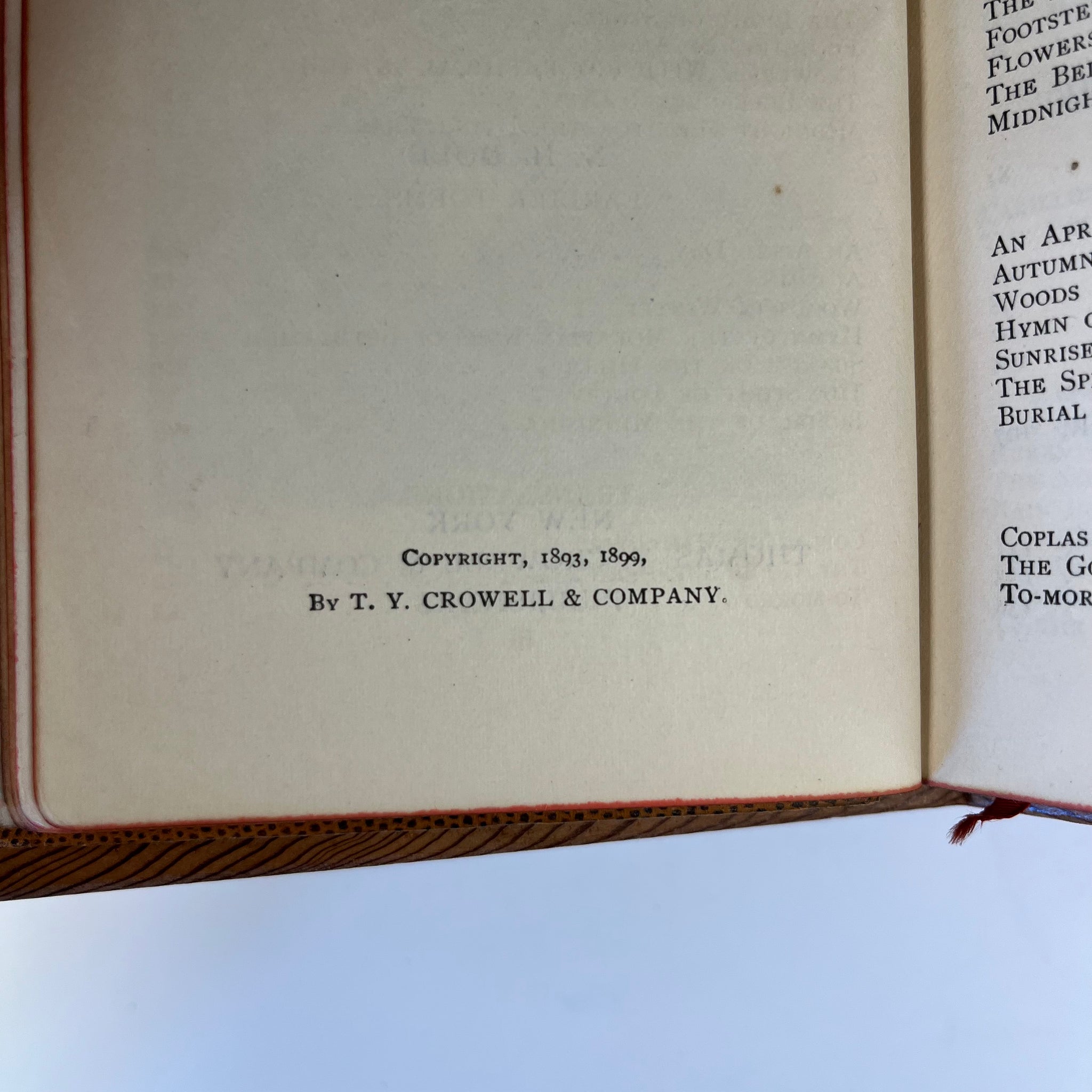 1899 Voices of the Night by H.W. Longfellow