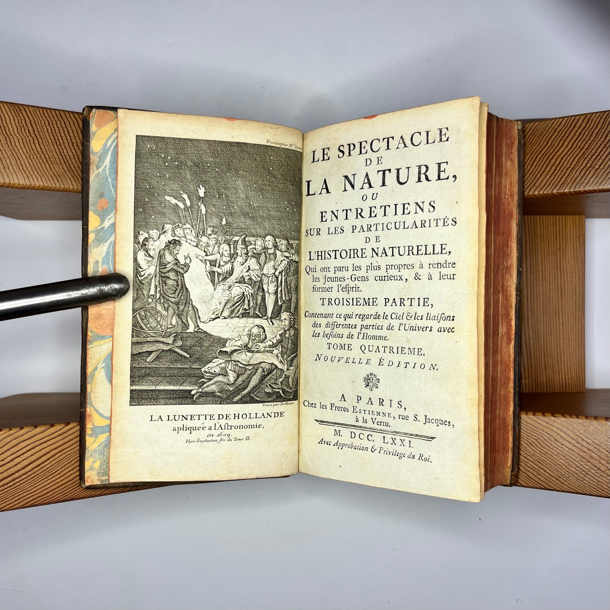 1771 Le Spectacle de la Nature by Noel-Antoine Pluch Tome 4