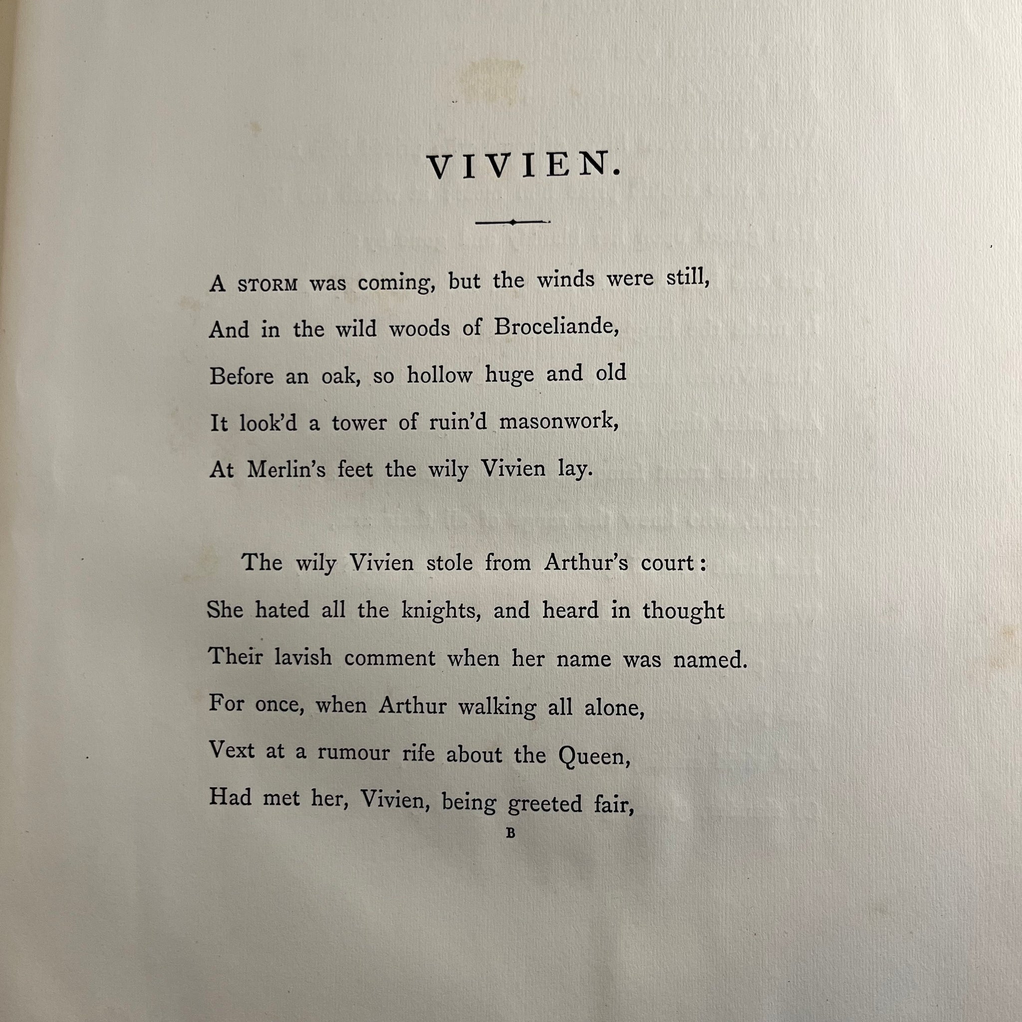 1867 Viven by Alfred Tennyson Illustrated by Gustave Doré First Edition