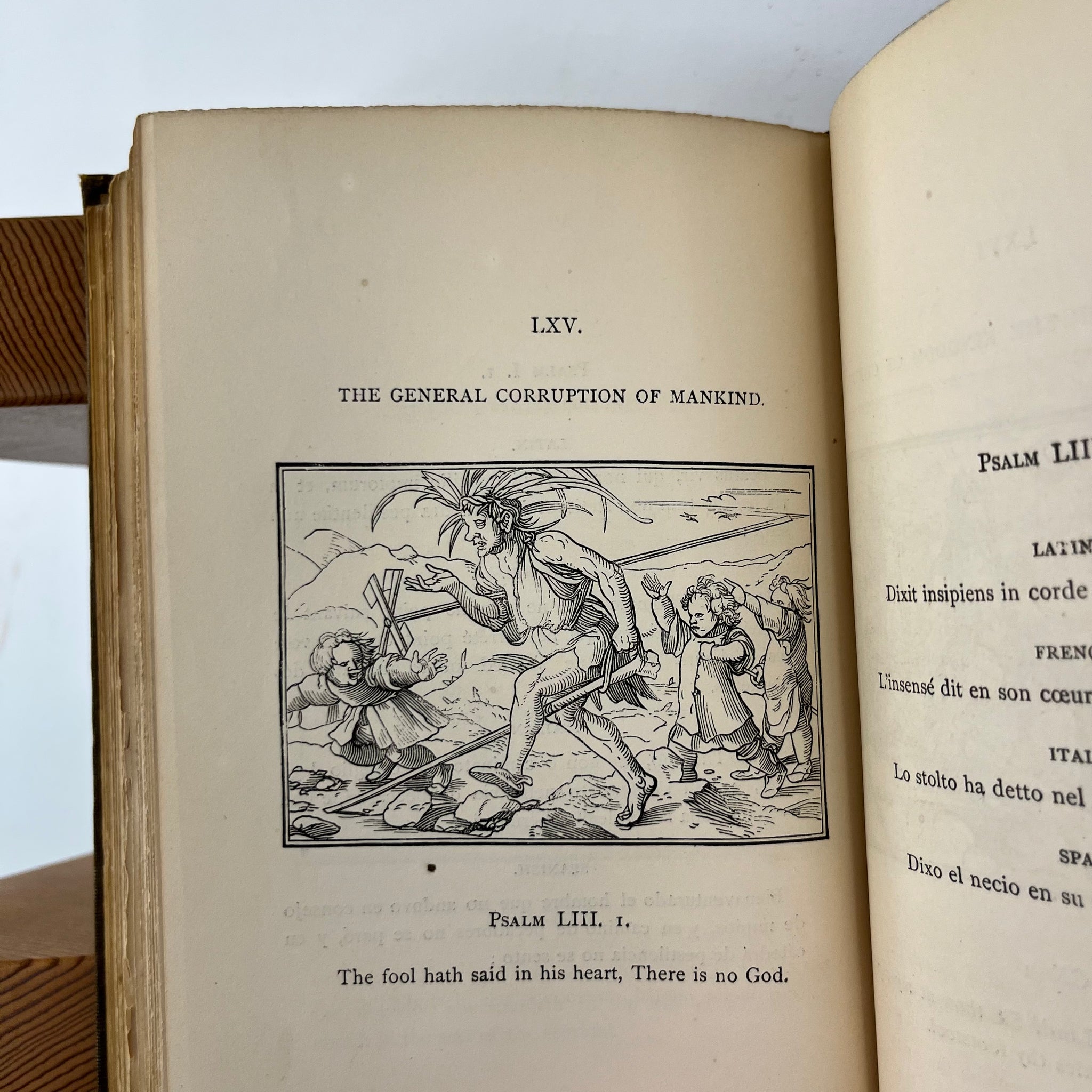 1872 Holbein’s Dance of Death & Bible Cuts - "Ninety illustrations presented on wood"