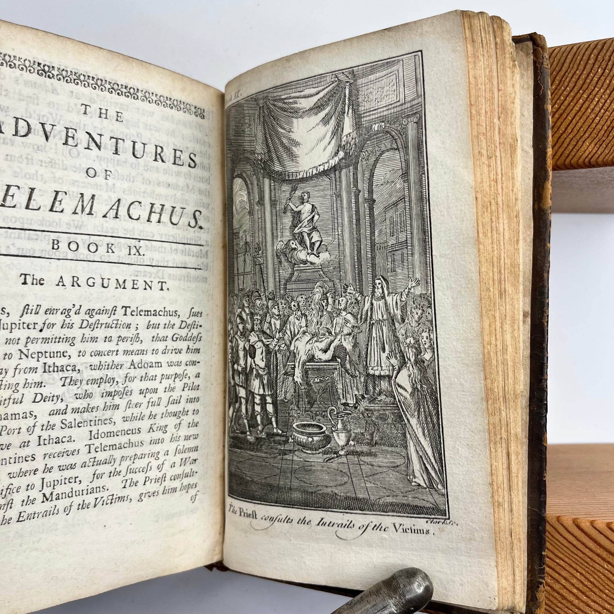 1721 The Adventures of Telemachus the son of Ulysses. In Twenty-four Books. With the Adventures of Aristonous.Done into English.by Mr. Littlebury and Mr. Boyer.