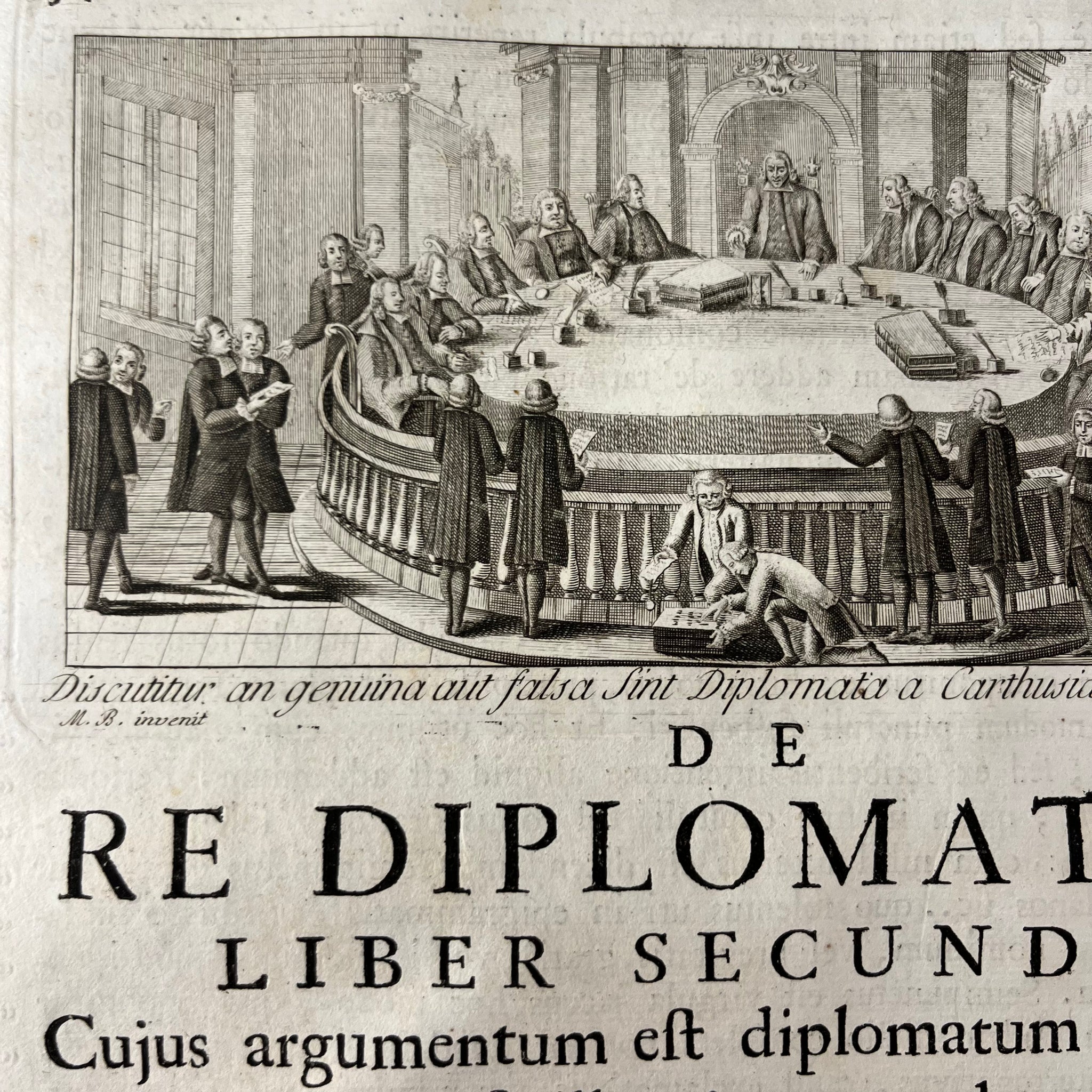 1789 De Re Diplomatica by Jean Mabillon