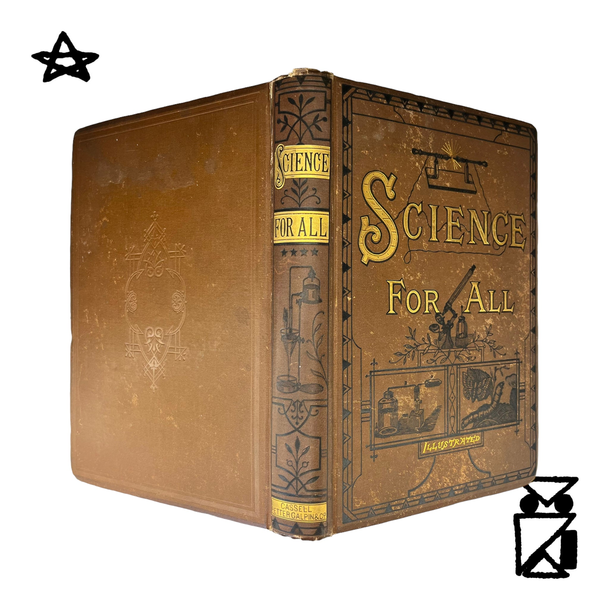 1880 Science for all by Robert Brown Illustrated