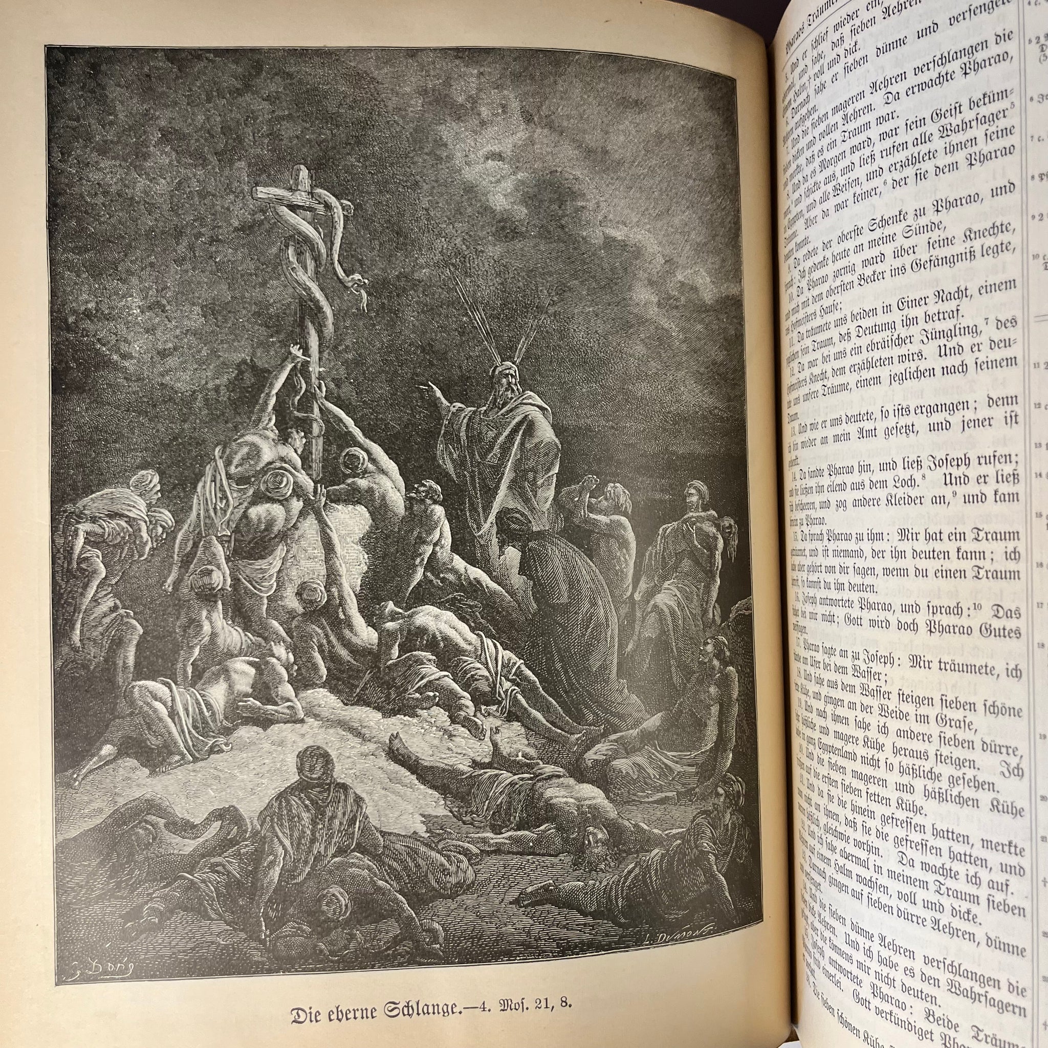 1800s Illustrated German Bible