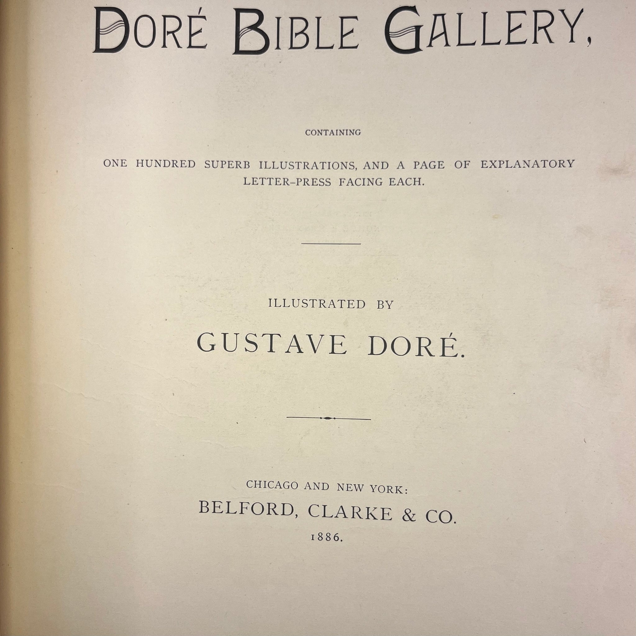 1886 Bible Gallery Illustrated By Gustave Doré