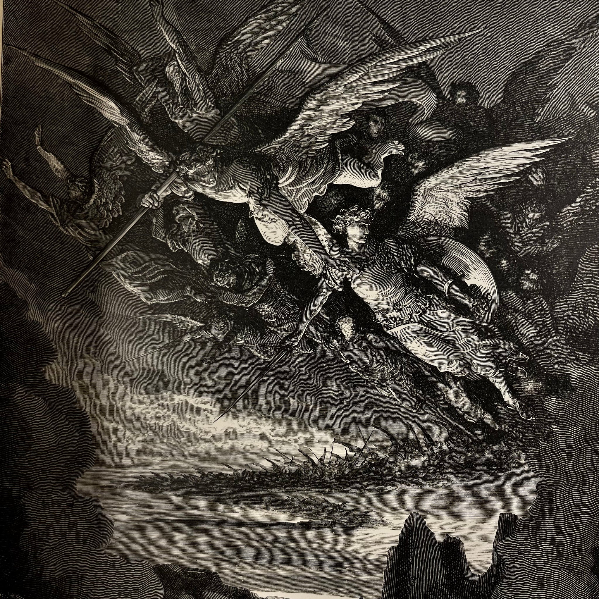 1880 Milton's Paradise Lost Illustrated by Gustave Doré Cassell, Petter, Gaplin & Co. Binding