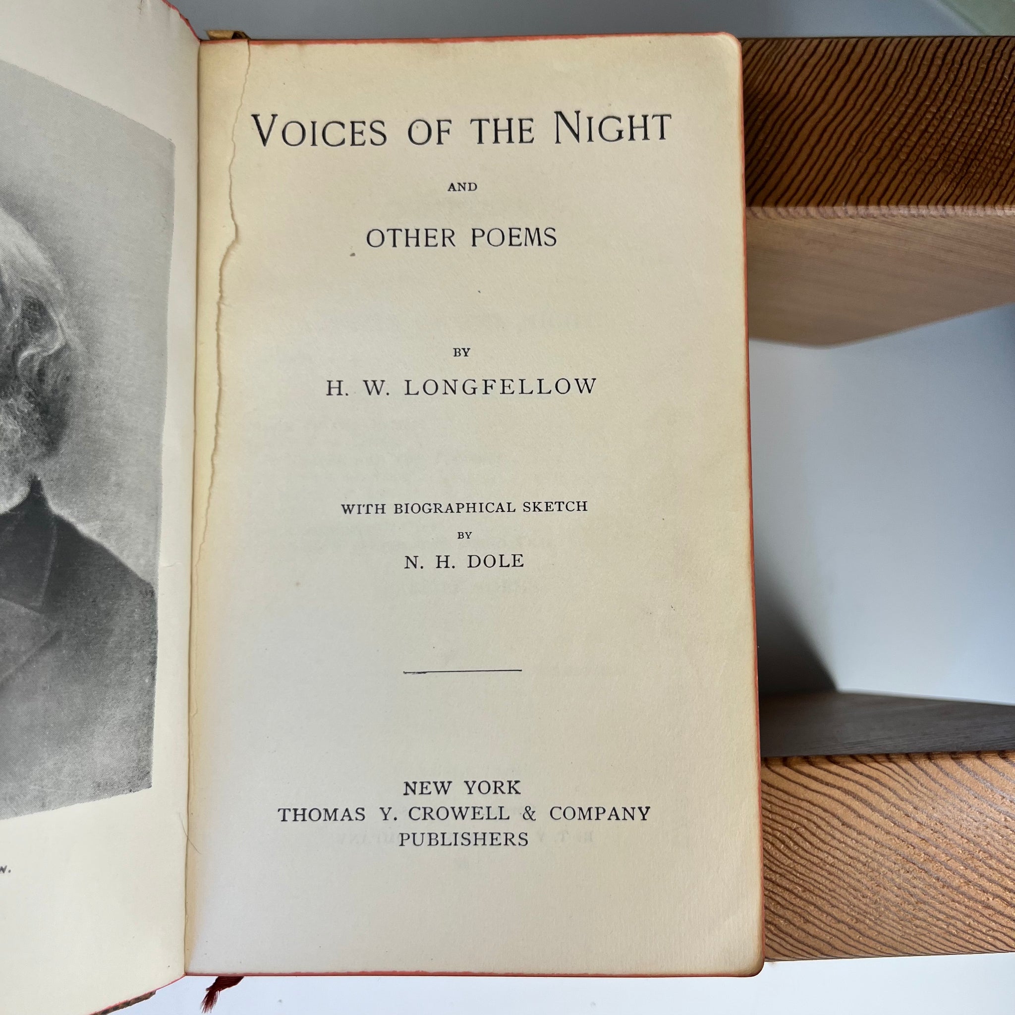 1899 Voices of the Night by H.W. Longfellow