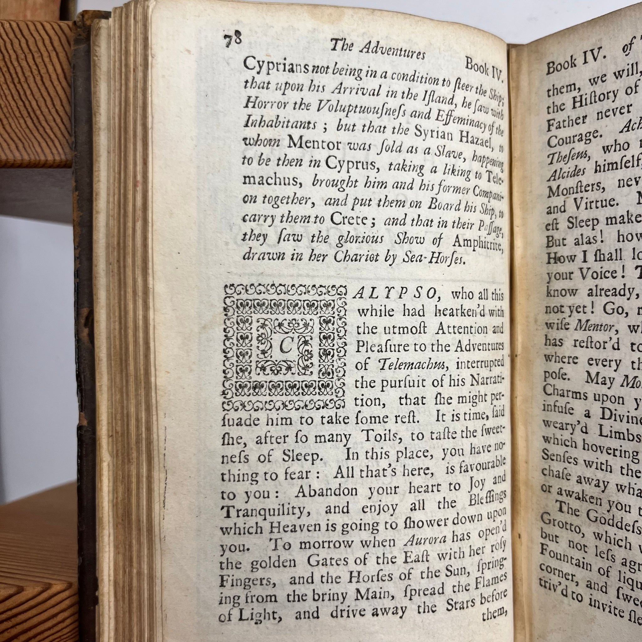 1721 The Adventures of Telemachus the son of Ulysses. In Twenty-four Books. With the Adventures of Aristonous.Done into English.by Mr. Littlebury and Mr. Boyer.