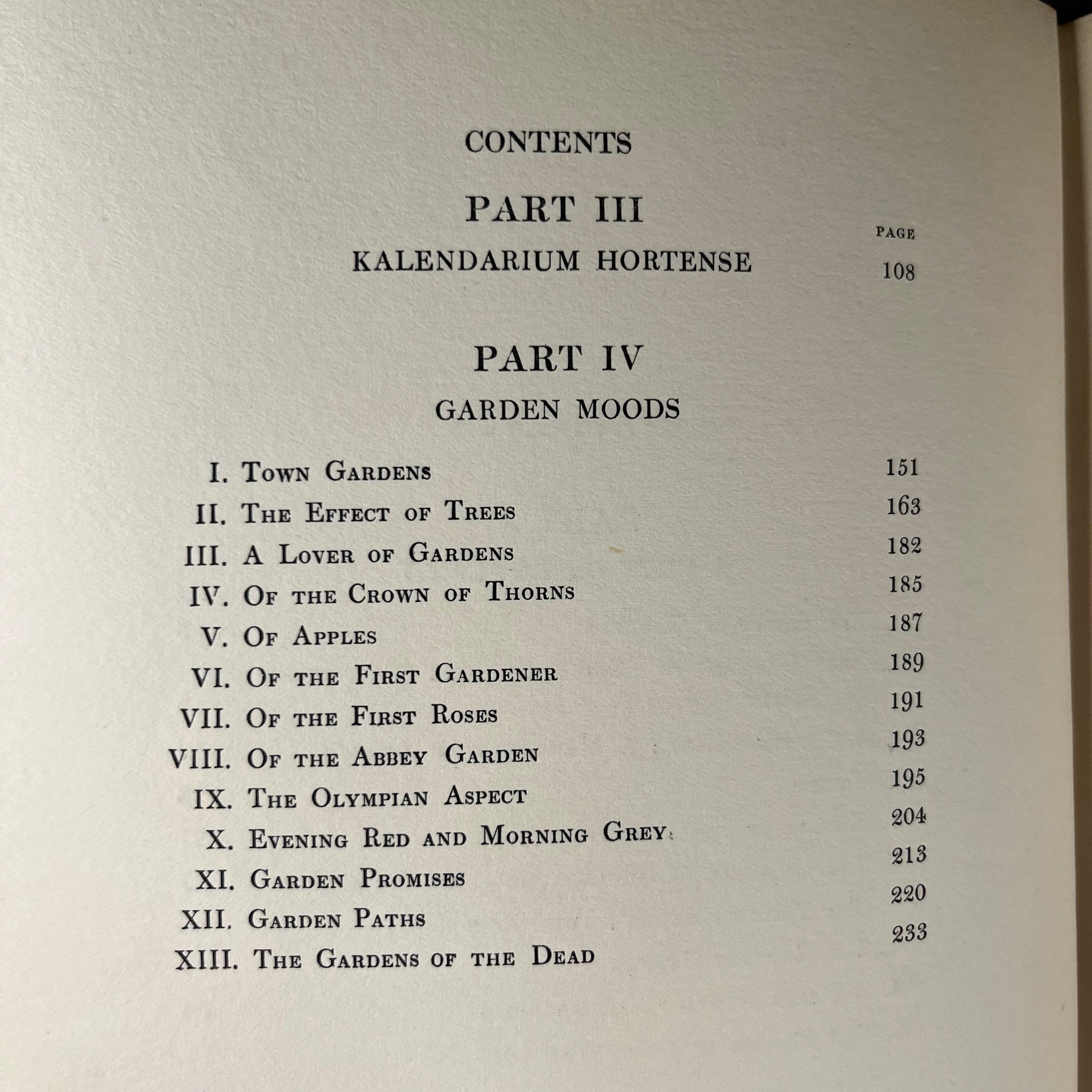 1910 The Charm of Gardens by Dion Calthrop