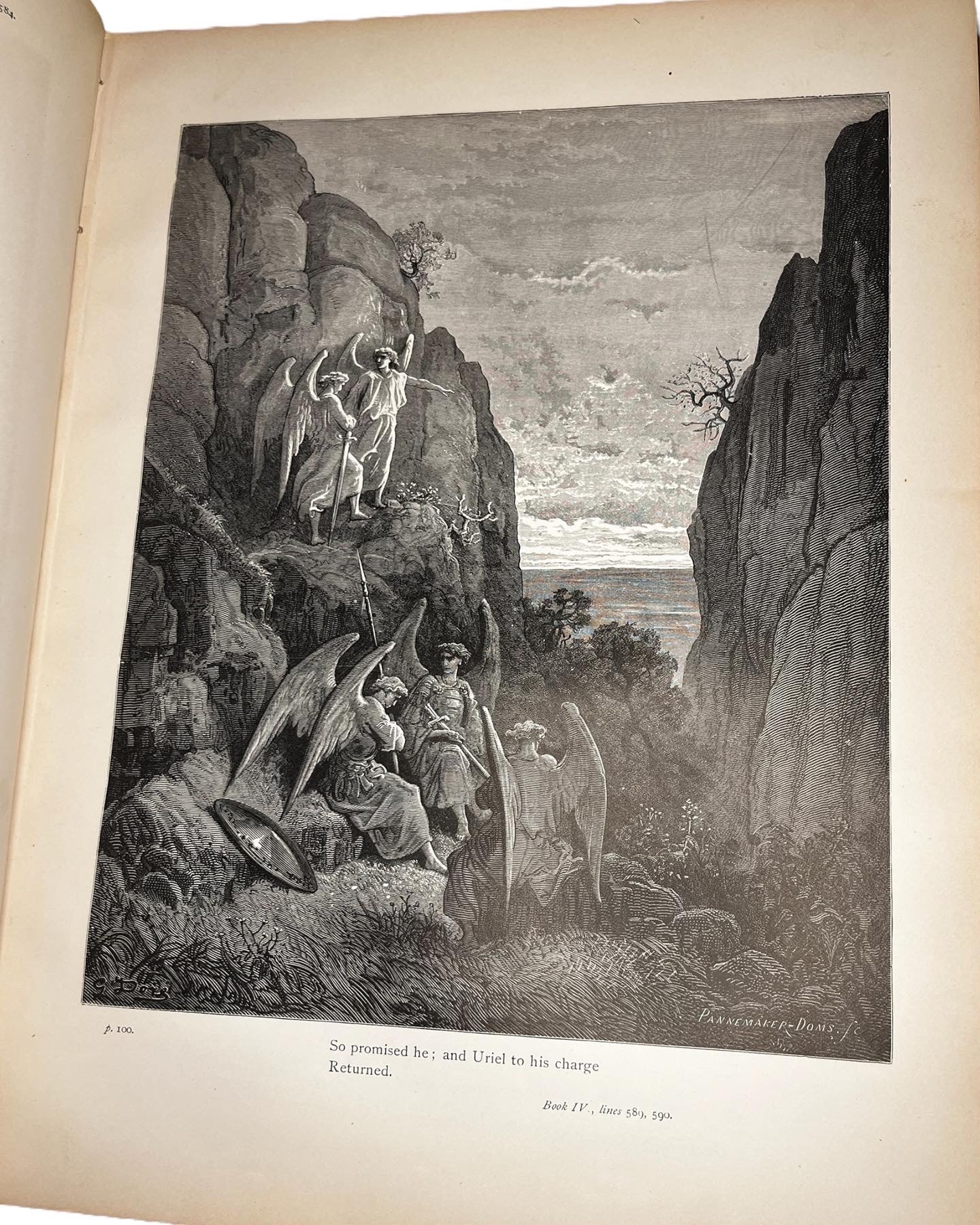 1888 Paradise Lost Illustrated by Gustav Dore (L-OR)