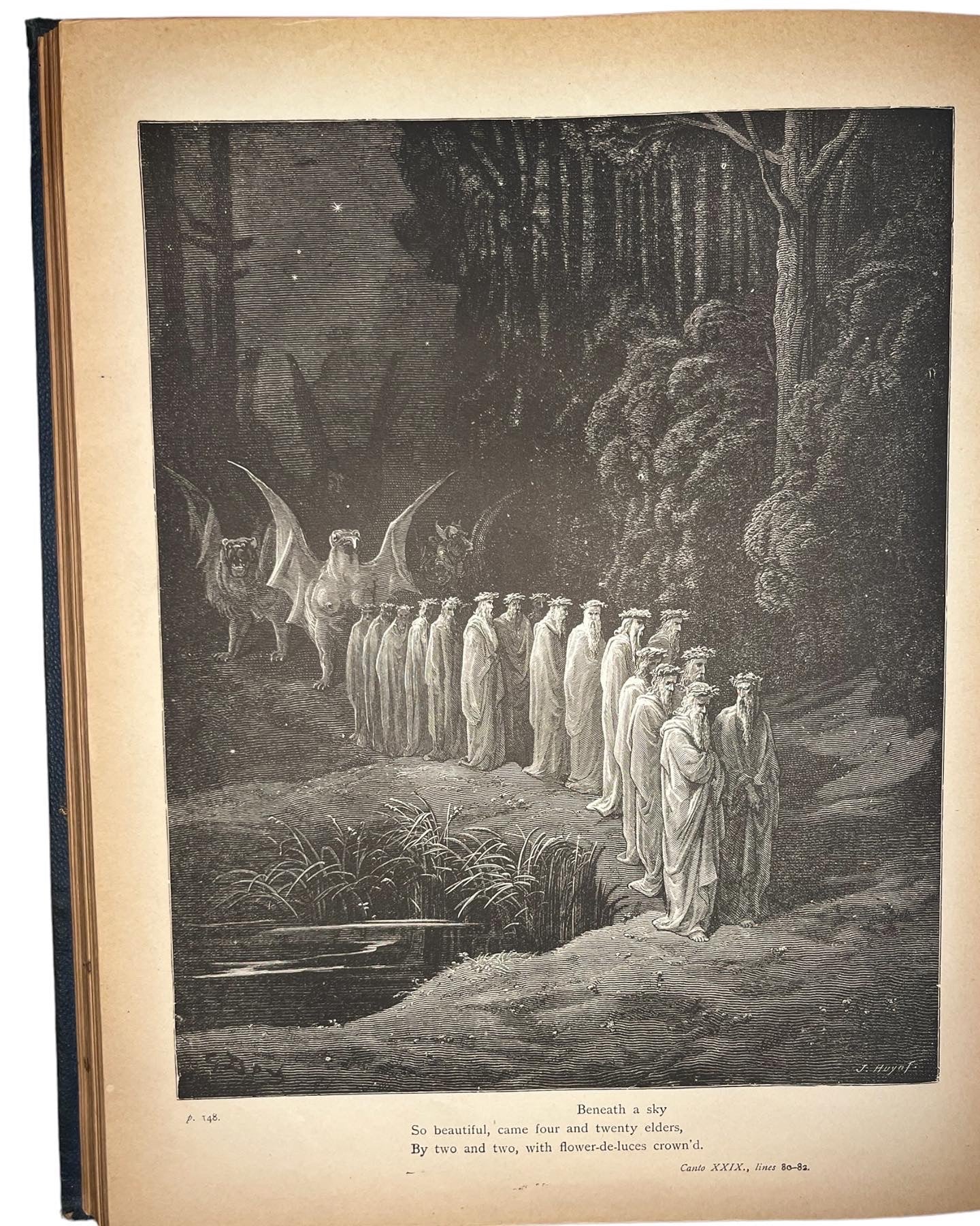 1880 Dante’s Purgatory & Paradise, Illustrations by Gustave Doré