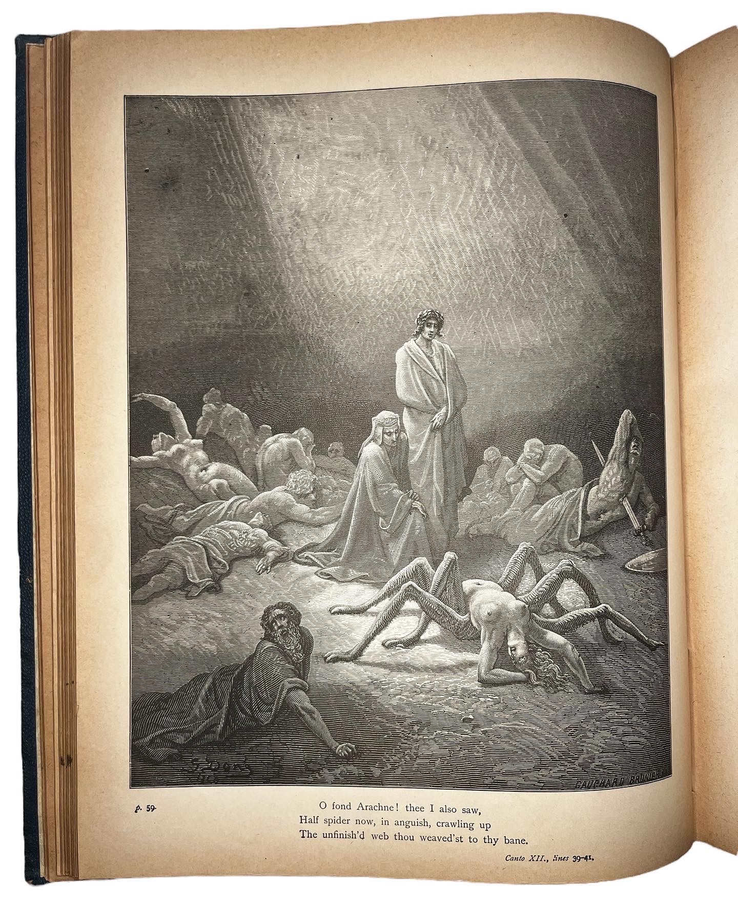 1880 Dante’s Purgatory & Paradise, Illustrations by Gustave Doré