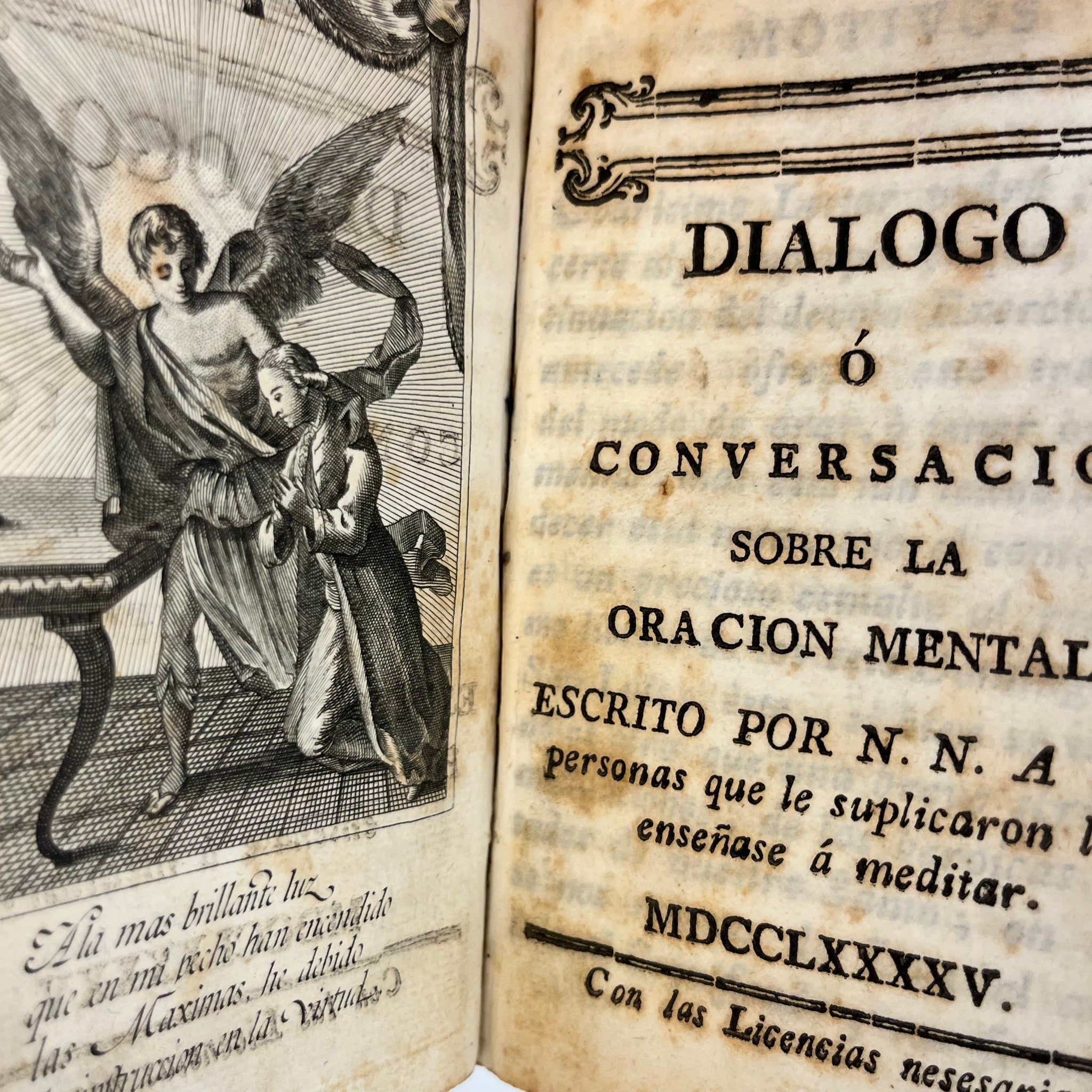 1785 Dialogo o Conversacion & other bindings.