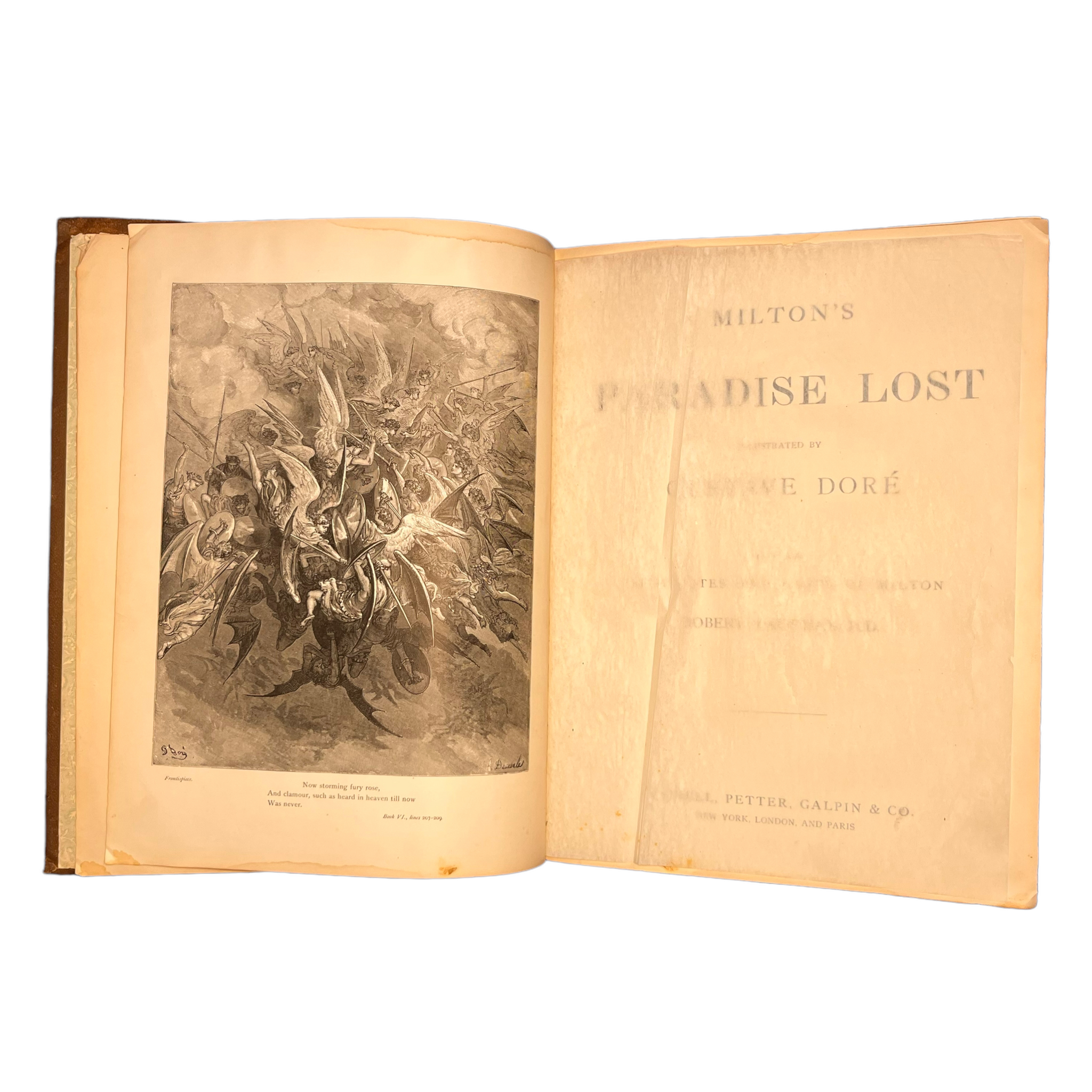 1883 Milton’s Paradise Lost Illustrated by Gustave Doré