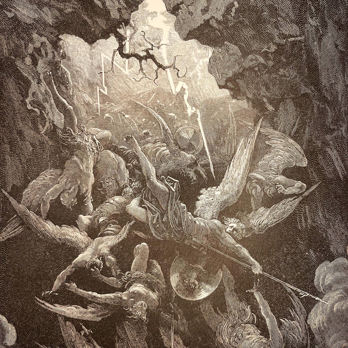 1888 Milton’s Paradise Lost Altemus Edition Illustrated by Gustave Doré