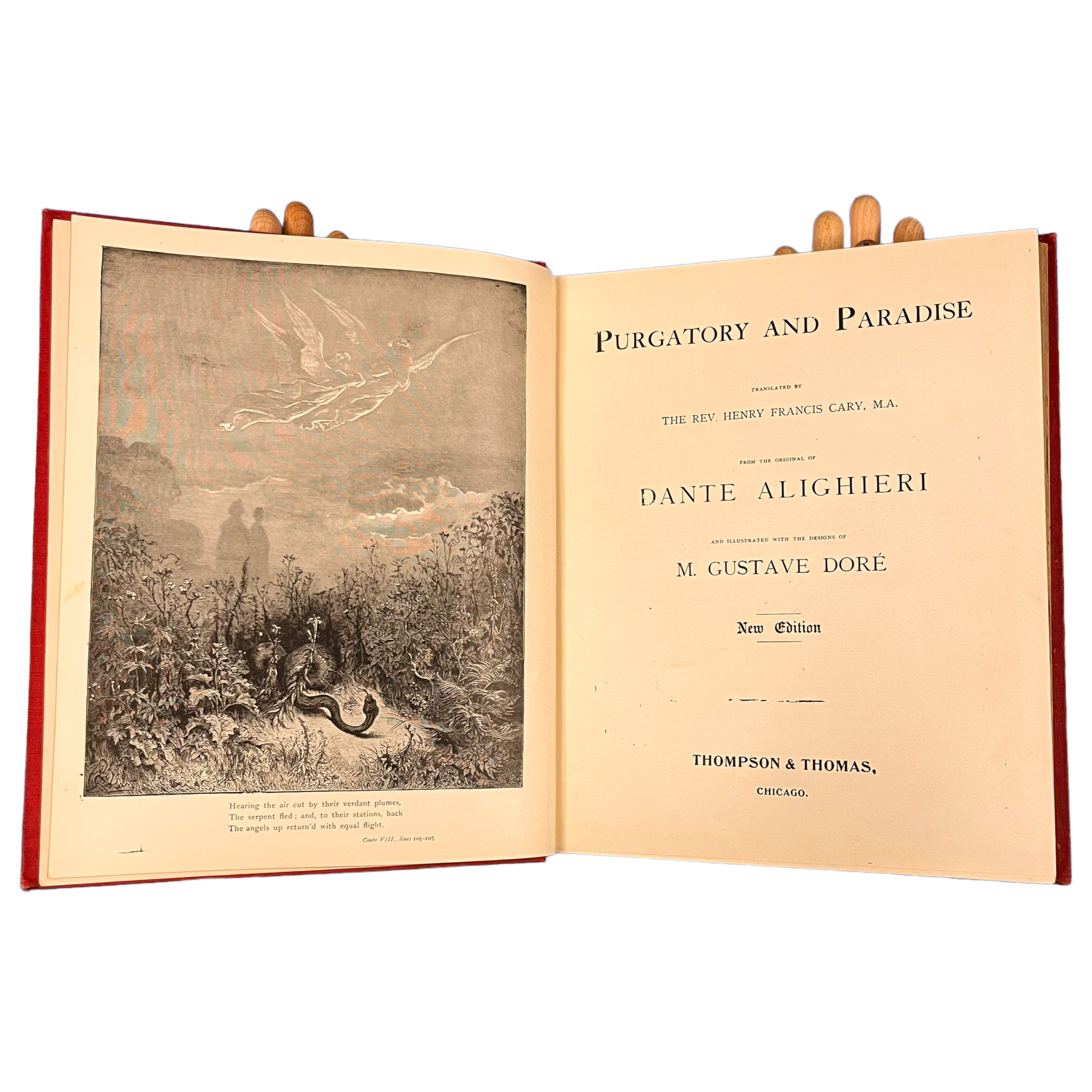 1899 Dante’s Purgatory, Paradiso, and Inferno Illustrated By Gustave Doré