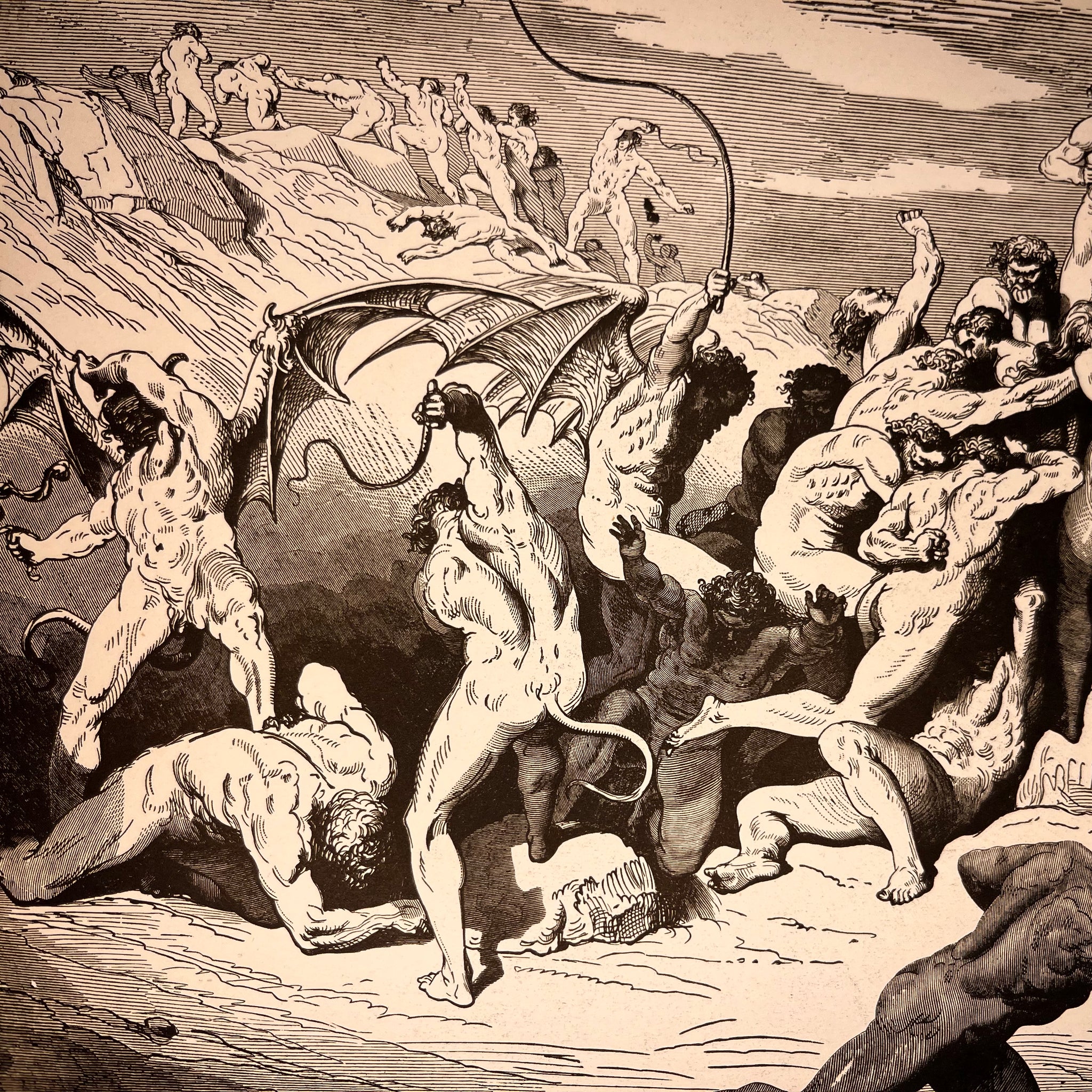 1899 Dante’s Purgatory, Paradiso, and Inferno Illustrated By Gustave Doré