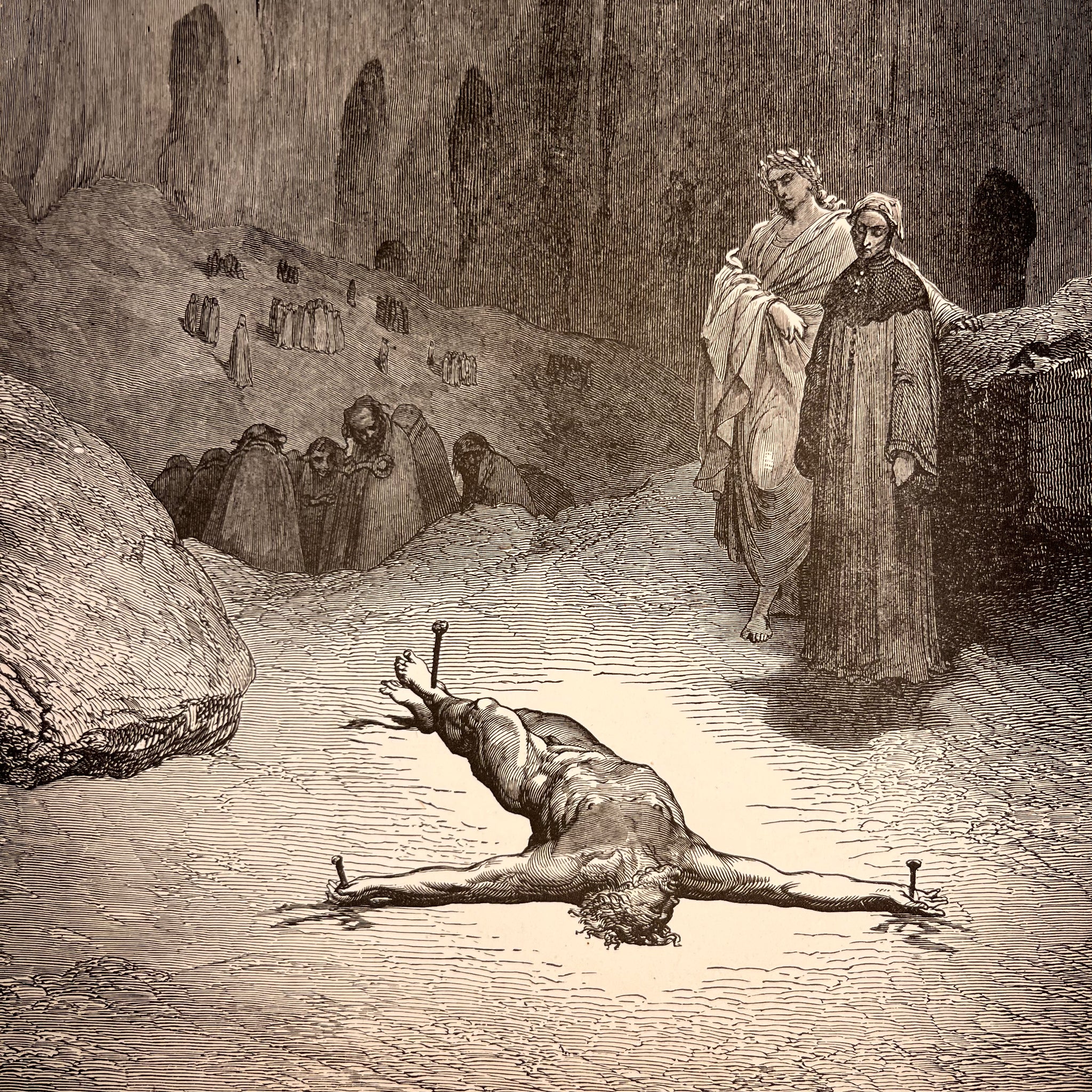 1899 Dante’s Purgatory, Paradiso, and Inferno Illustrated By Gustave Doré