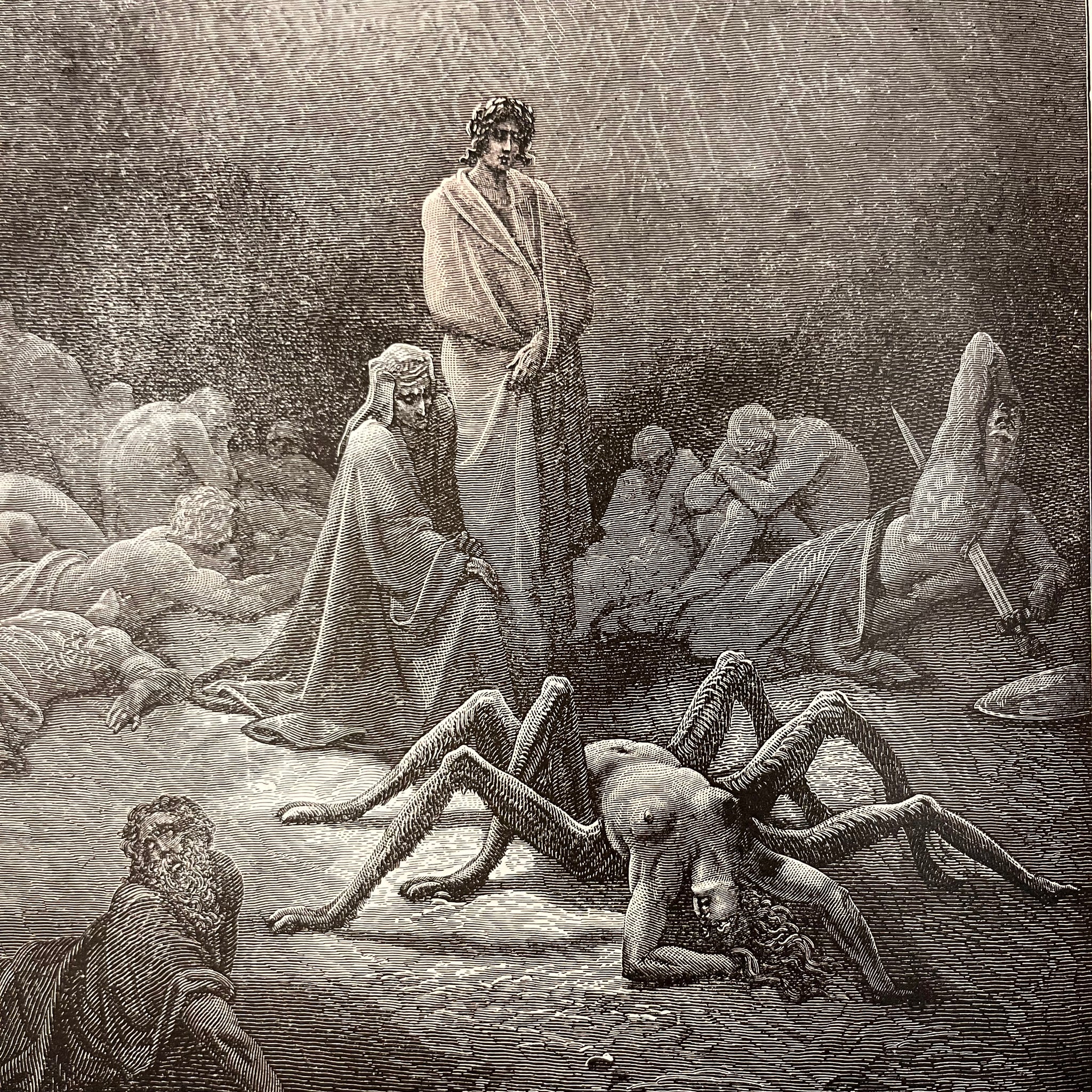 1899 Dante’s Purgatory, Paradiso, and Inferno Illustrated By Gustave Doré