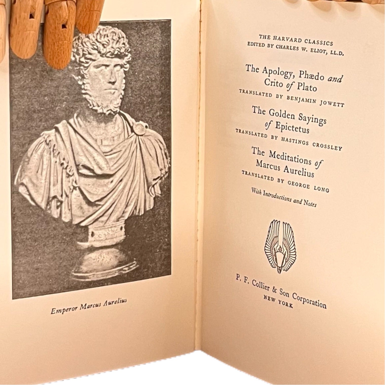 1937 The Harvard Classics Plato Epictetus Marcus Aurelius Deluxe edition