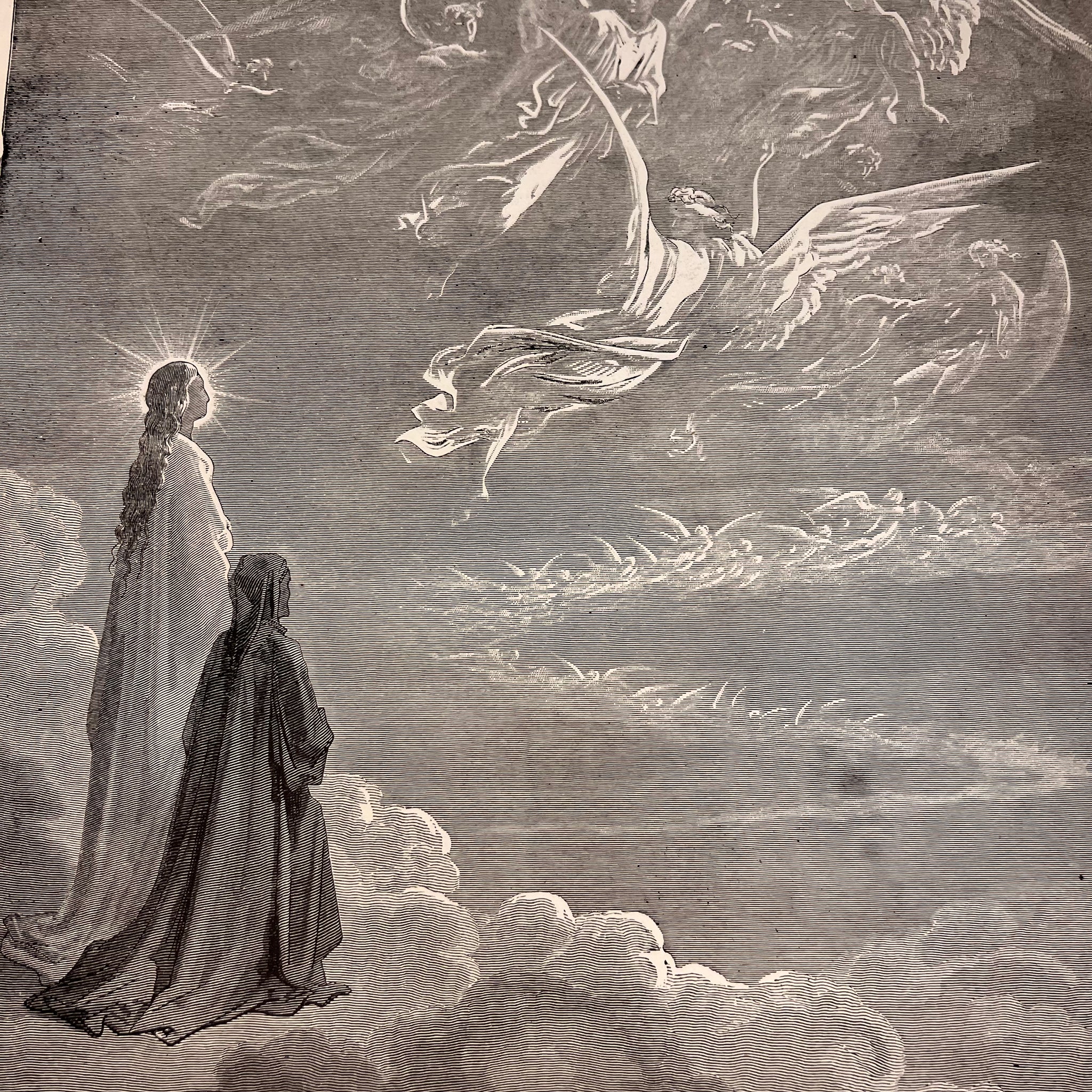 1899 Dante’s Purgatory, Paradiso, and Inferno Illustrated By Gustave Doré